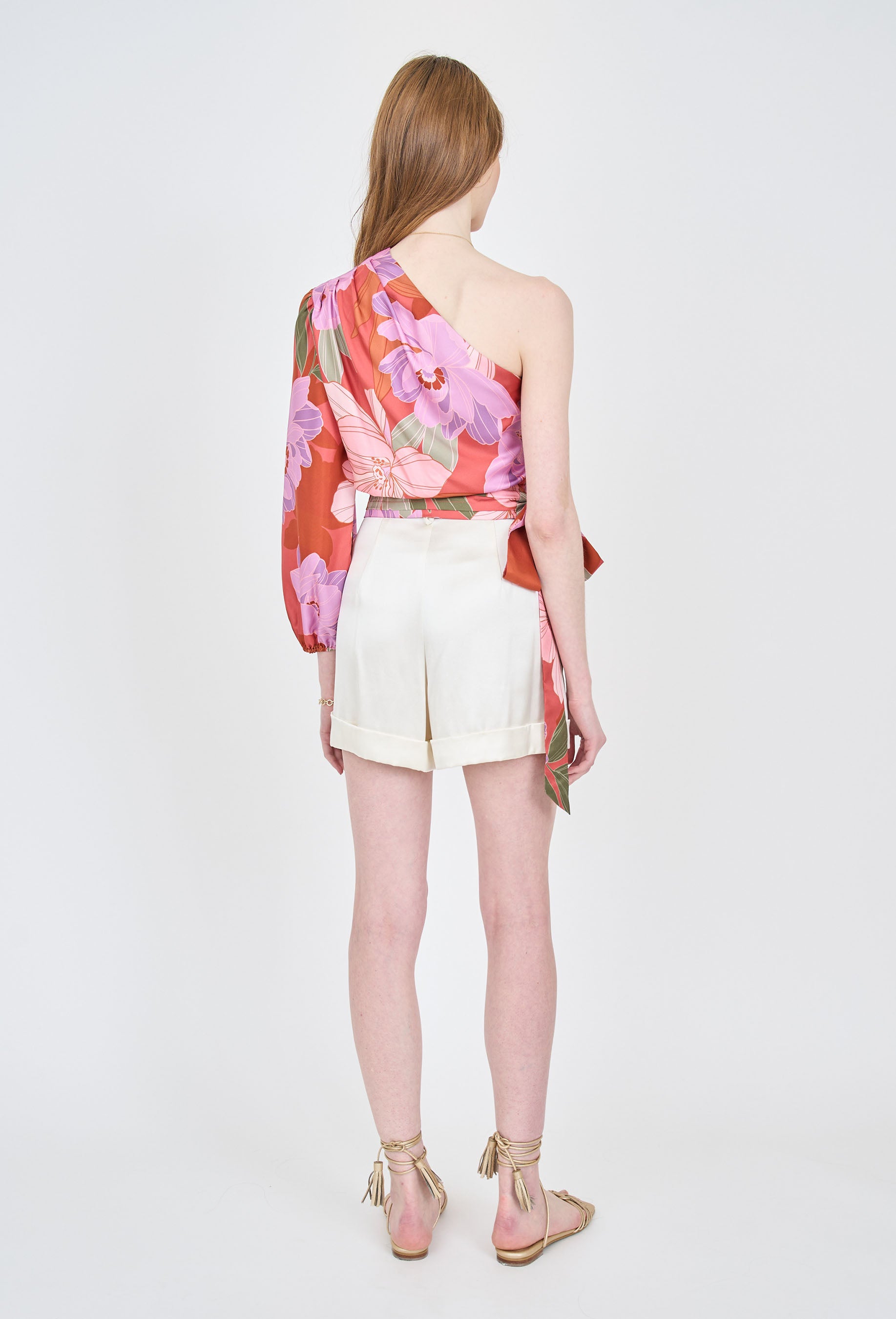 Payton Blouse - Hibiscus