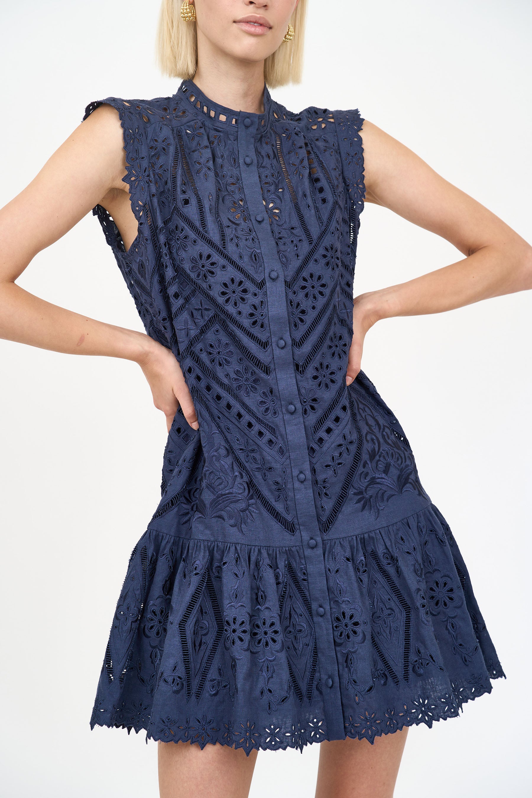 Lucie Dress - Navy
