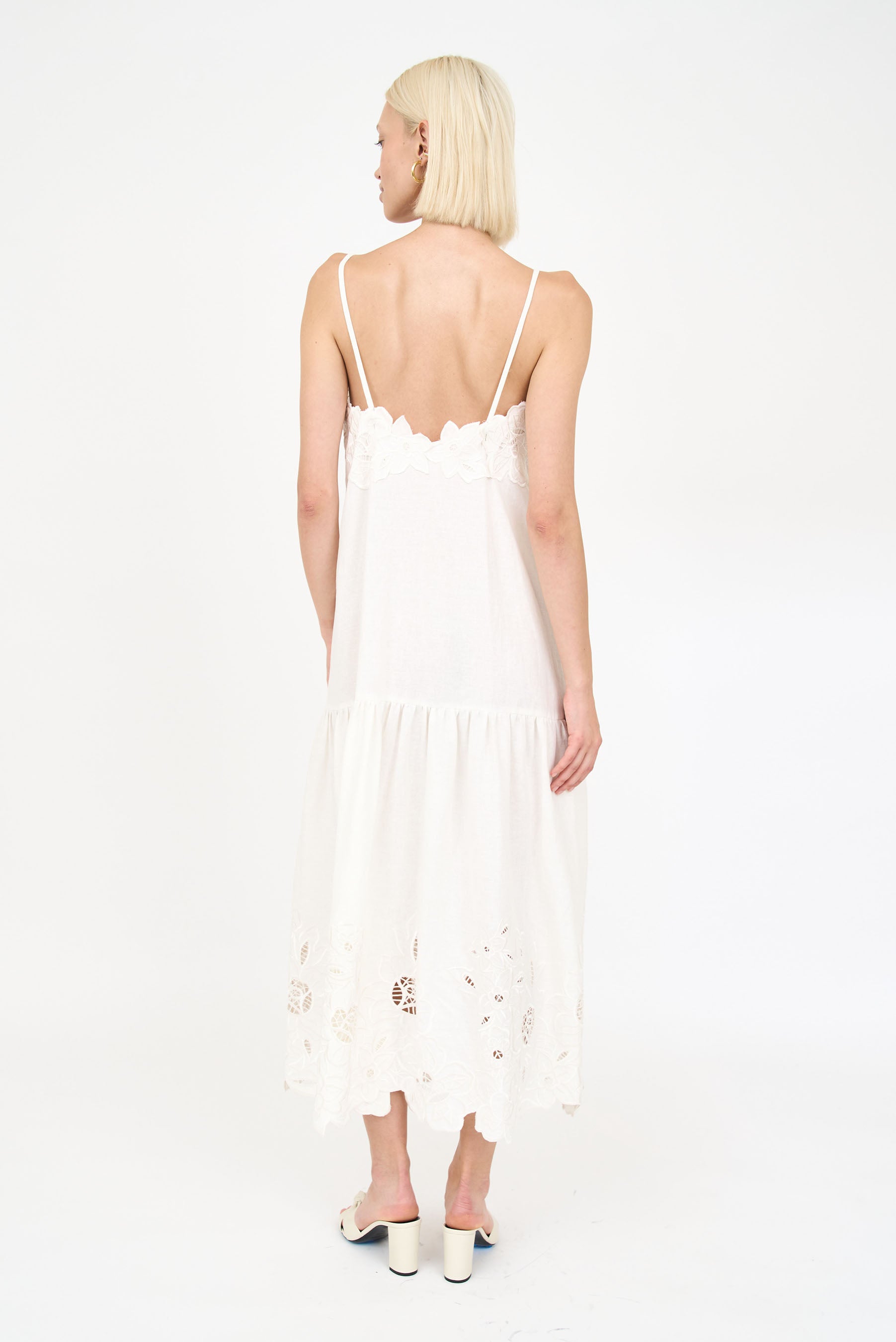 Avery Dress - Ivory Embroidery