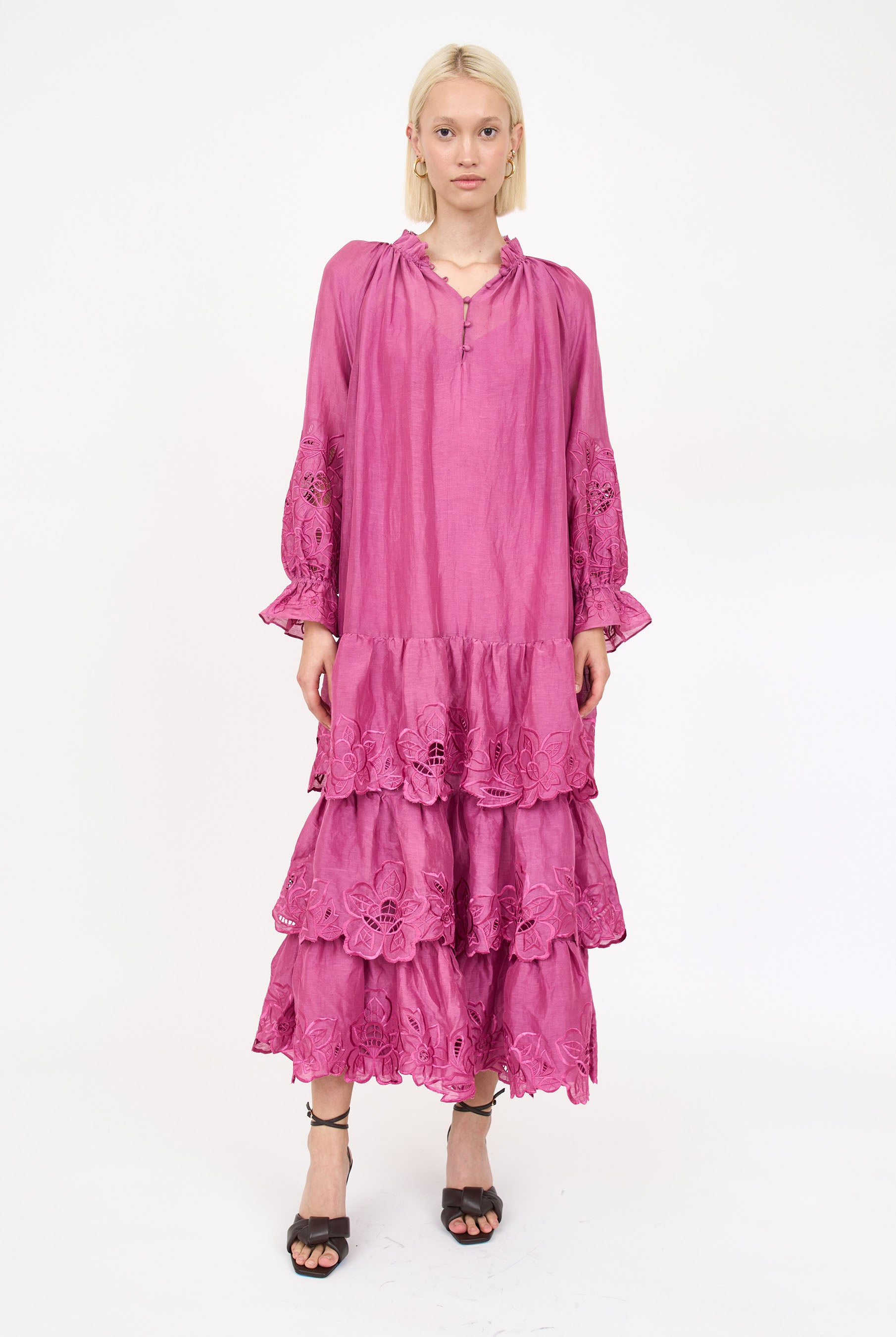 Tamar Dress - Fuchsia