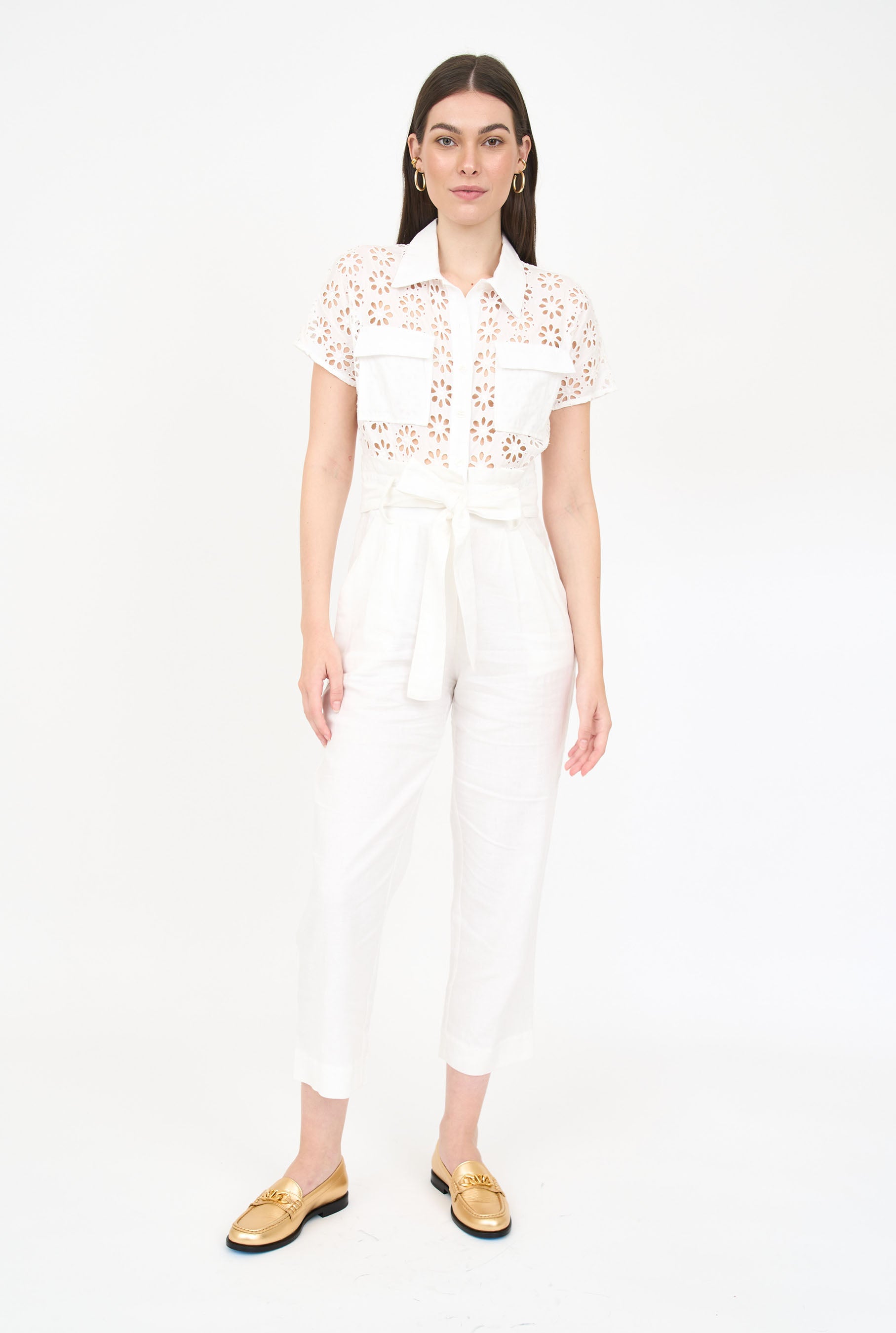 Chase Jumpsuit - White