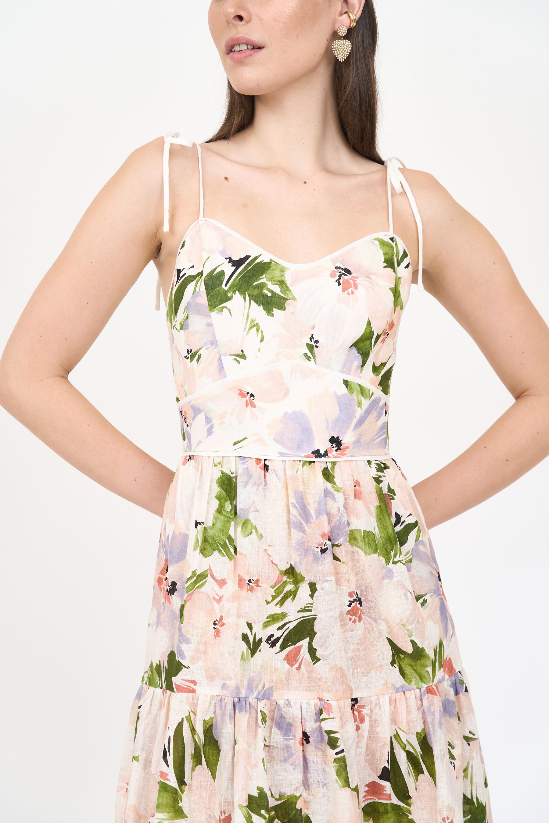 Saphina Dress- Lilac Floral