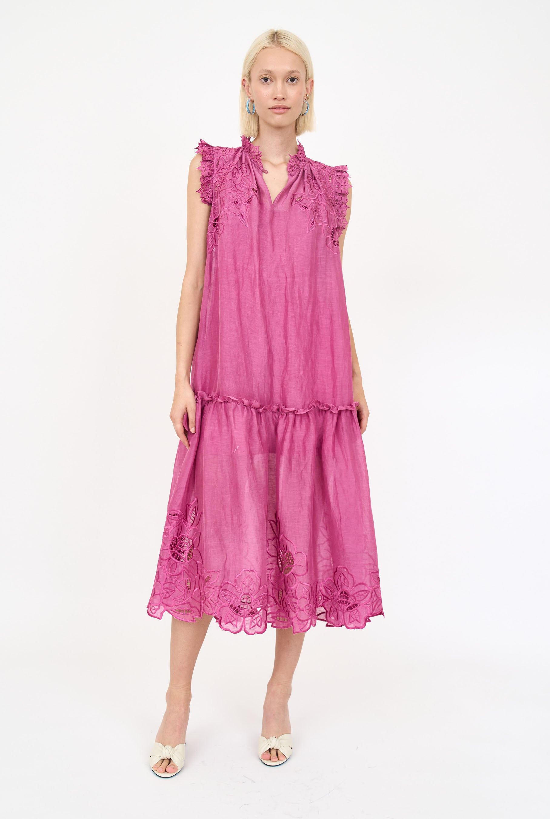 Gemma Dress - Fuschia