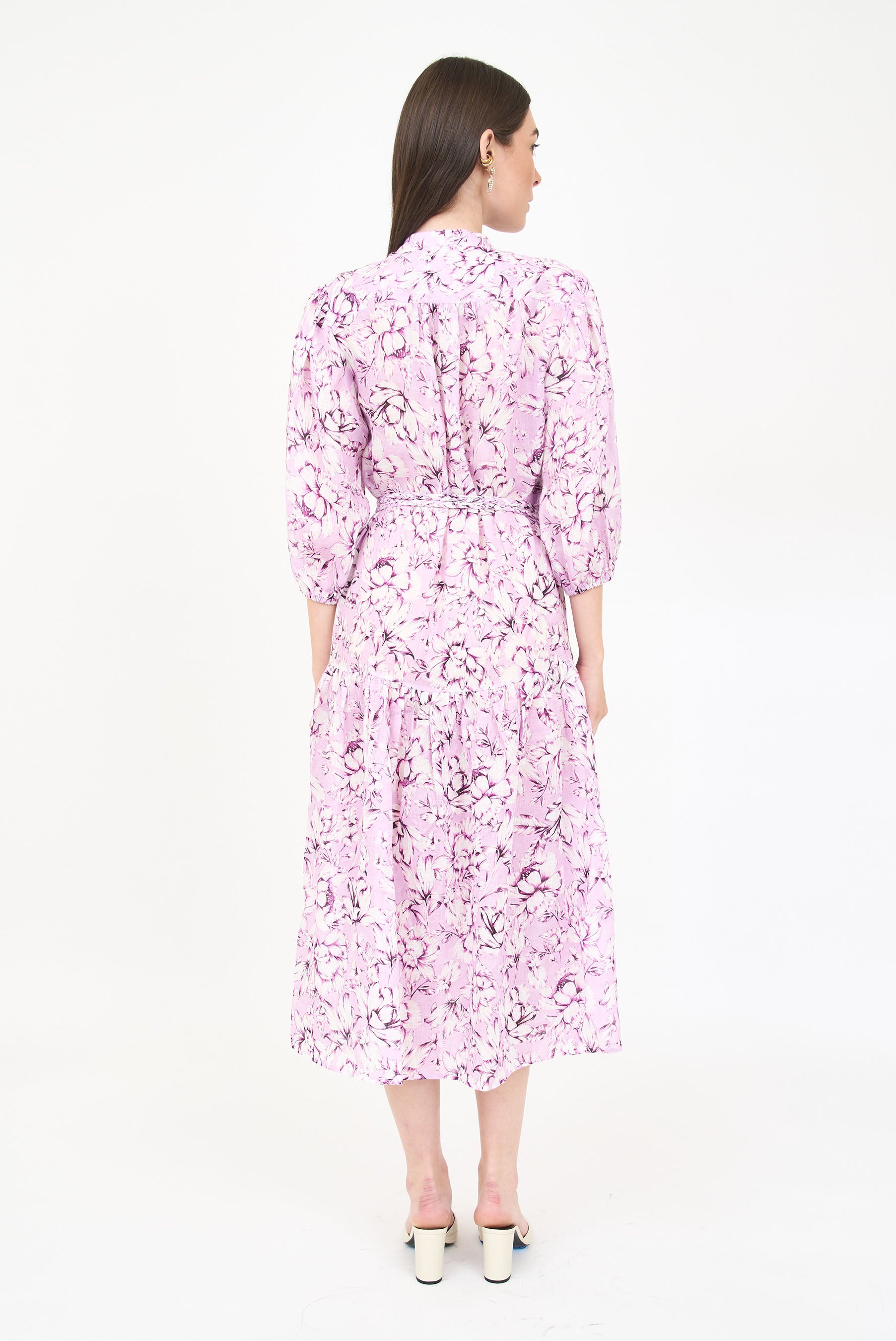 Lana Dress - Pink Vintage Floral