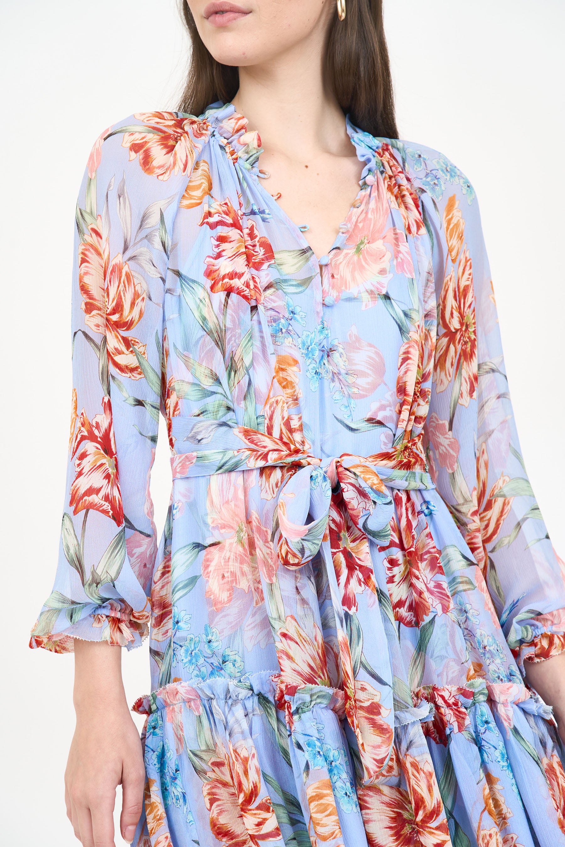 Jenny Dress- Blue Garden
