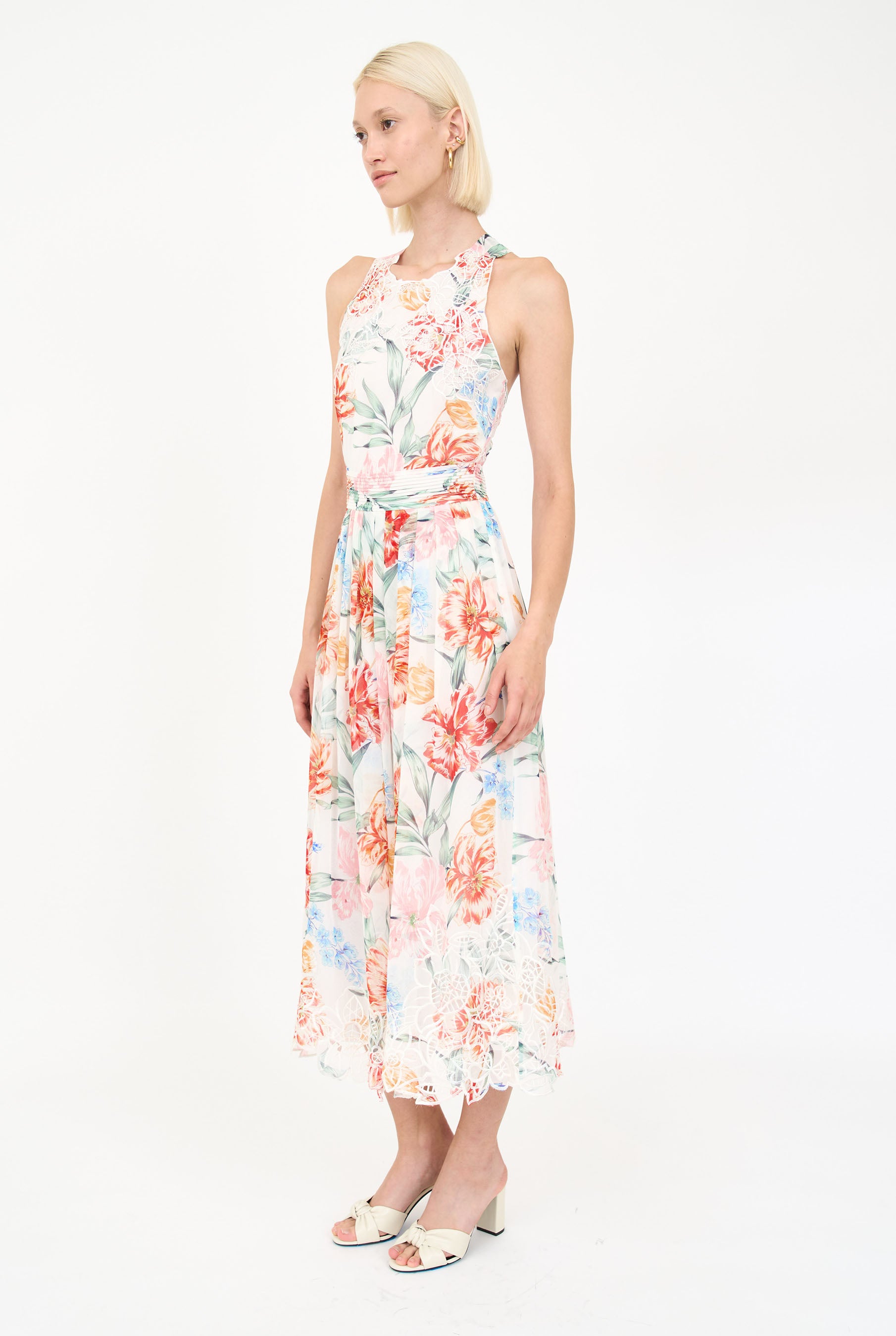 Valerie Dress - Ivory Garden