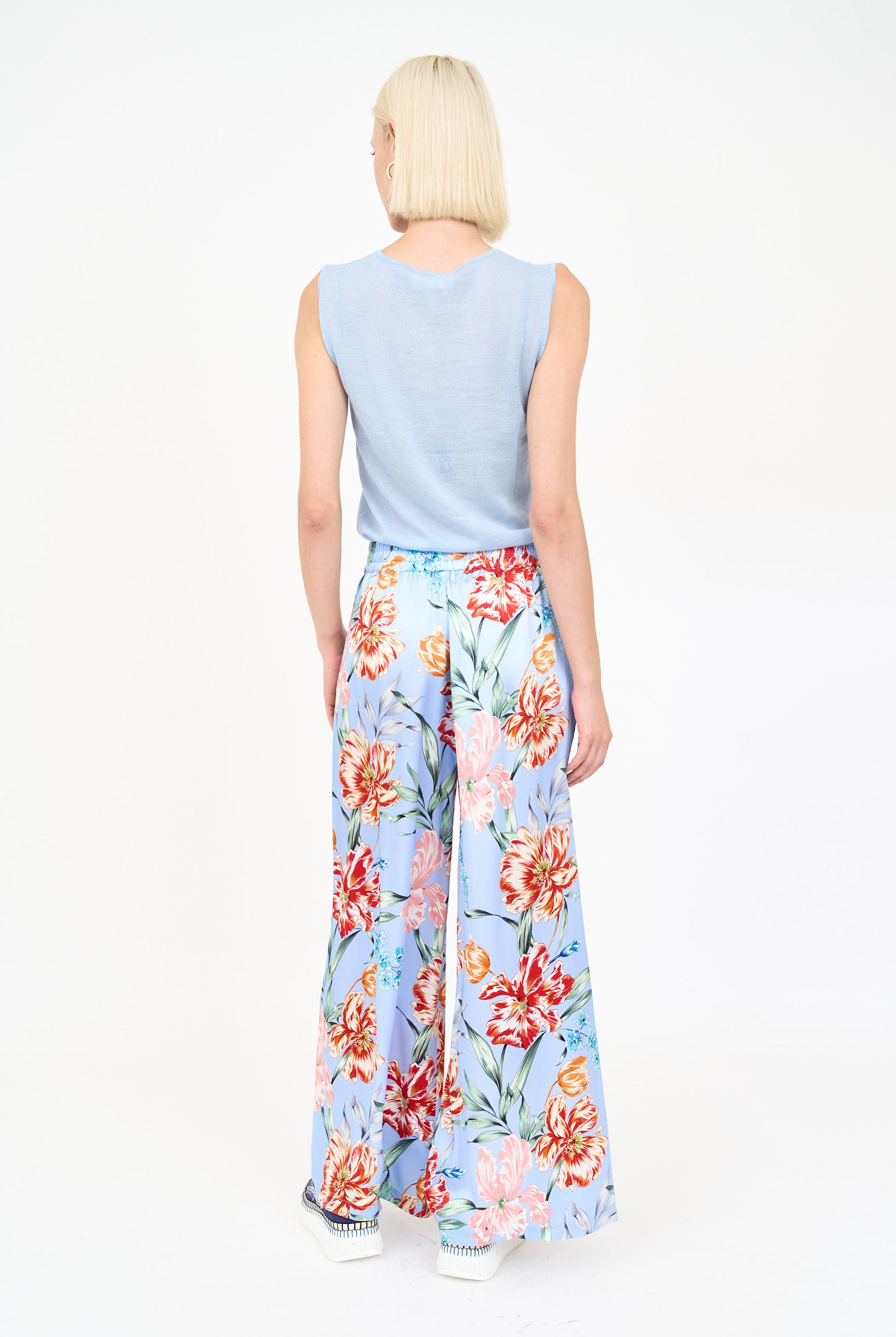 Jade Pant- Blue Garden