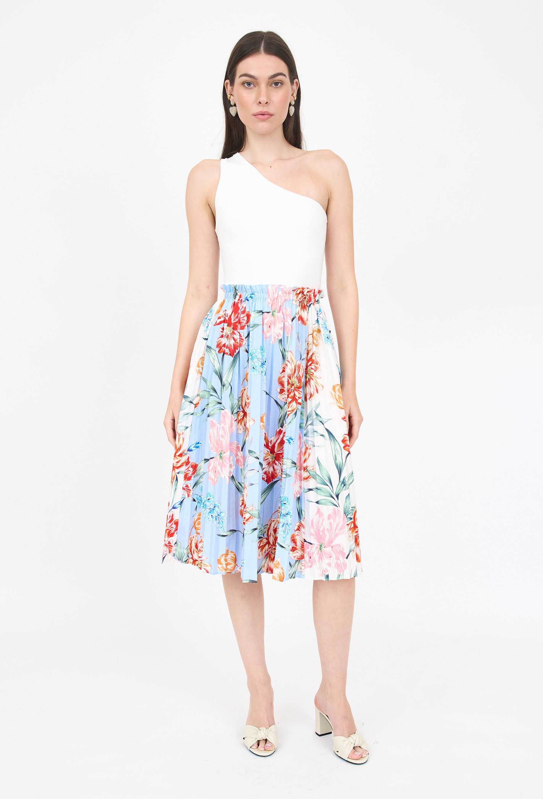 Joanna Skirt- Blue Garden