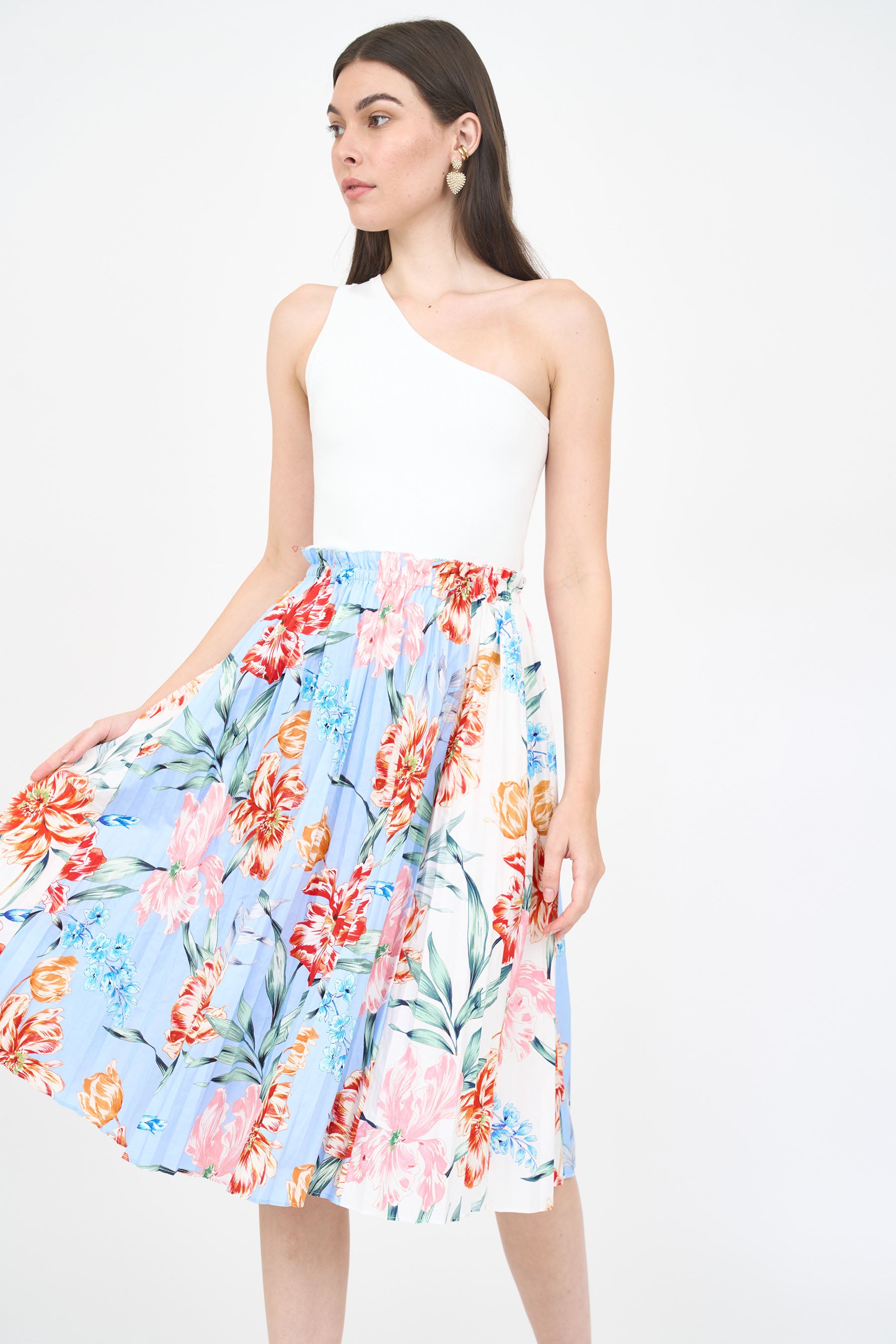 Joanna Skirt- Blue Garden