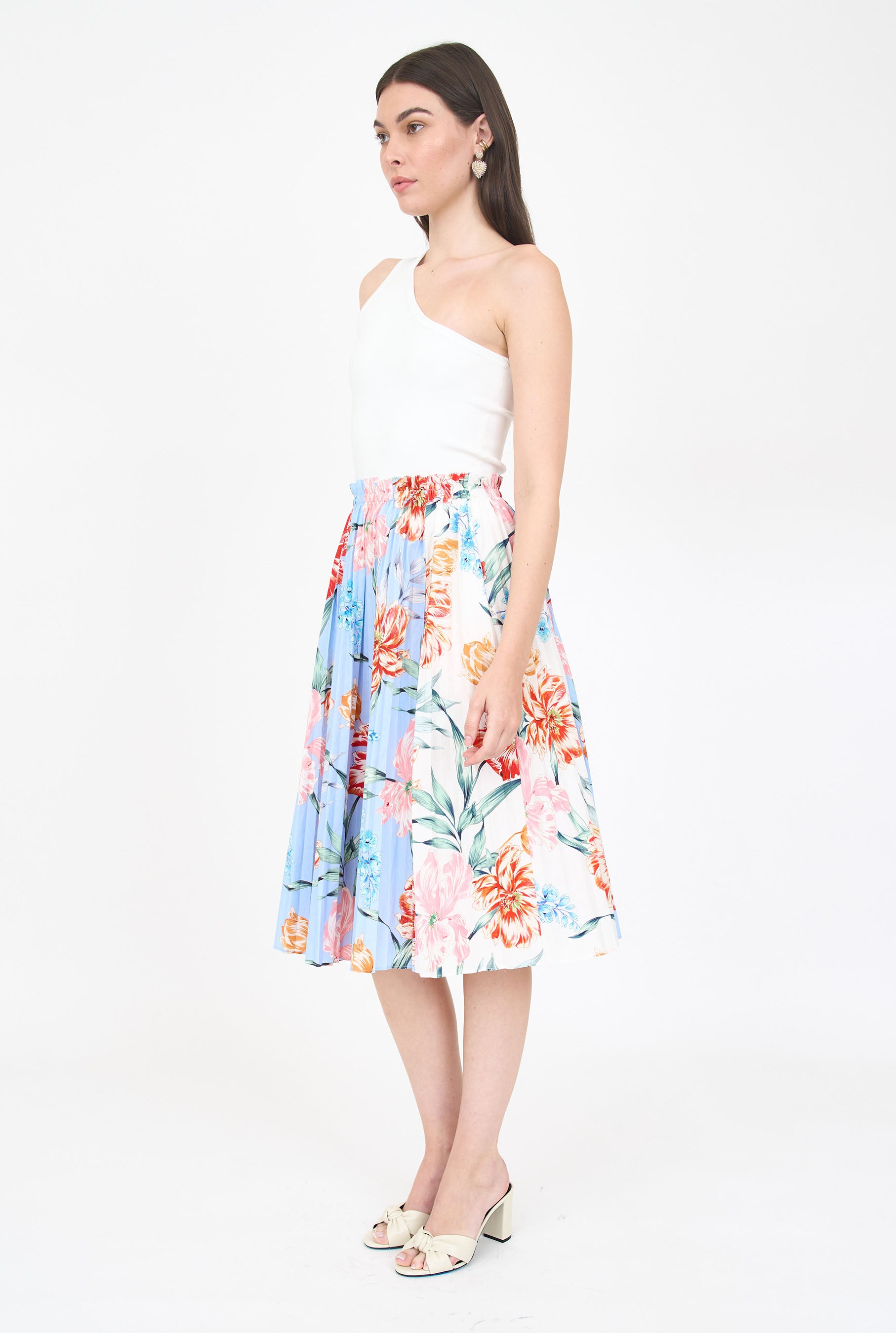 Joanna Skirt- Blue Garden