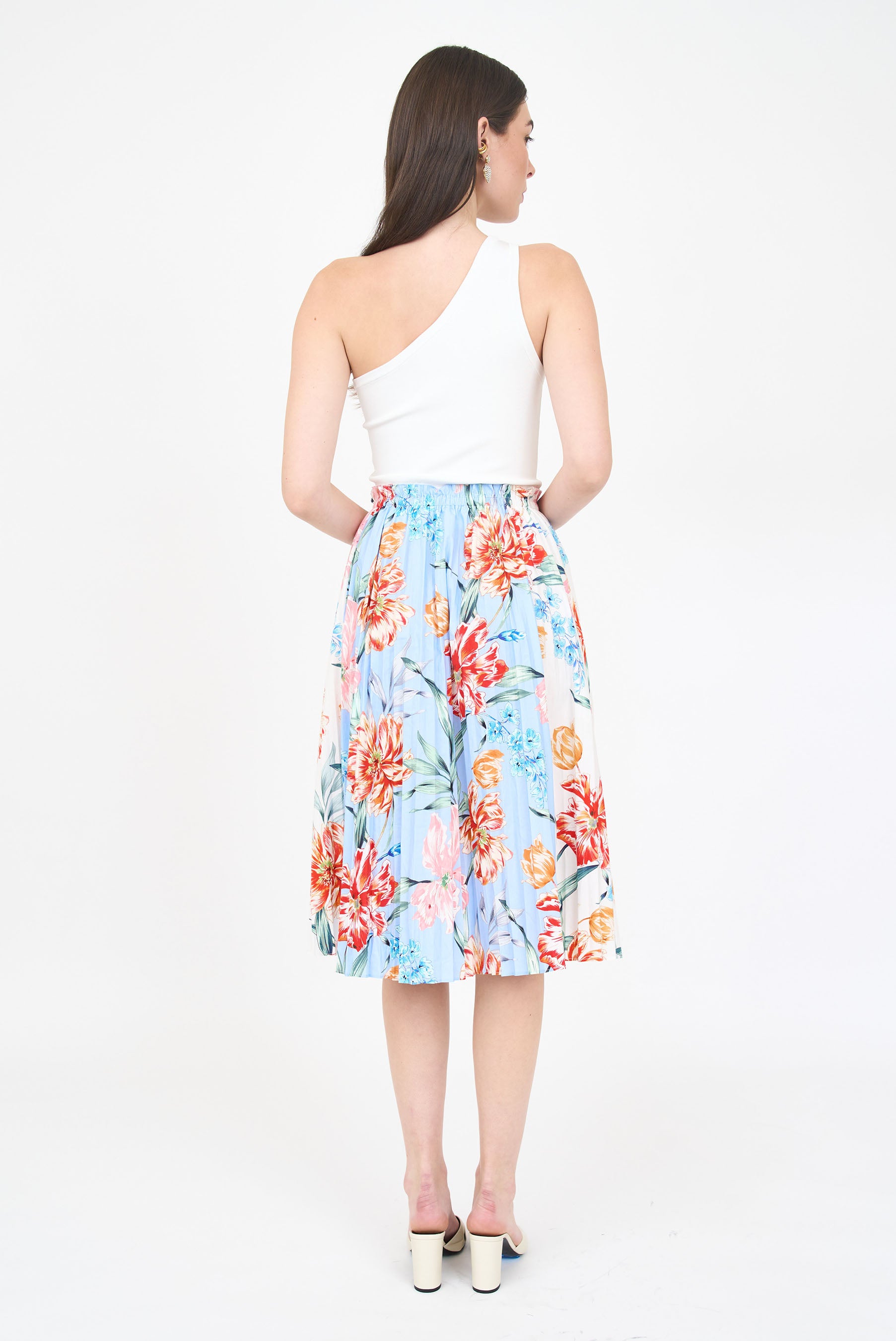 Joanna Skirt- Blue Garden