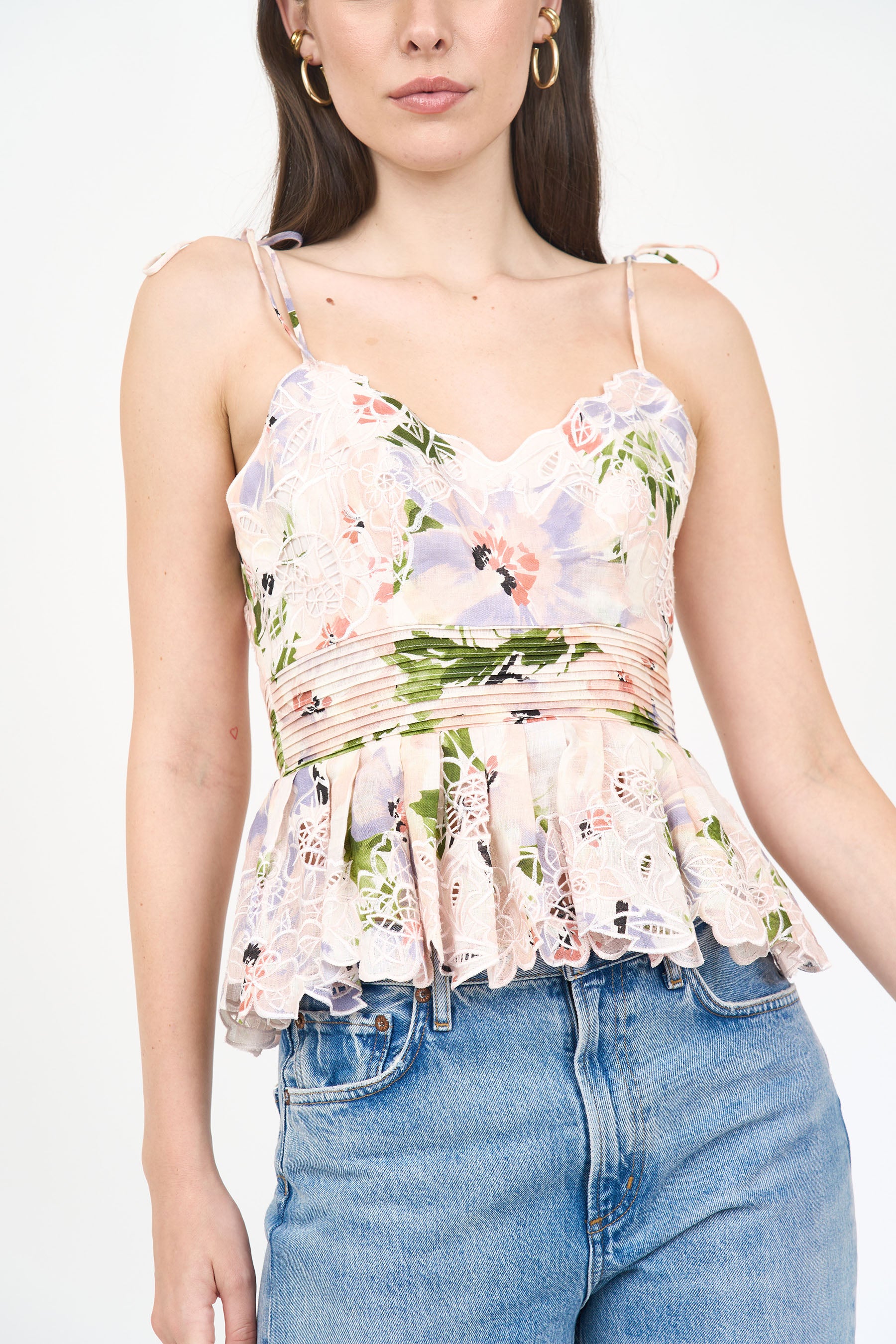 Ashton Top - Lilac Floral