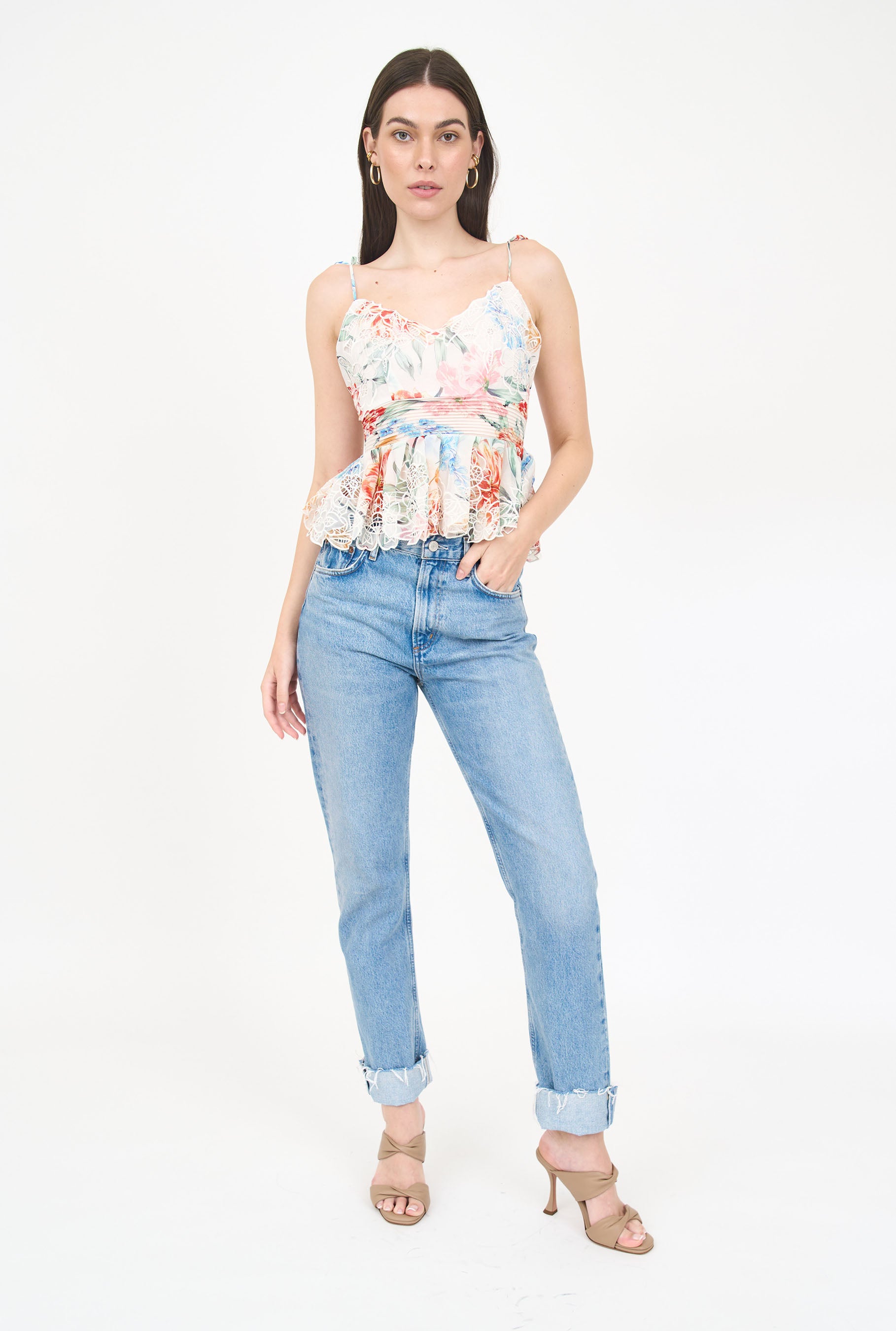Ashton Top - Ivory Garden