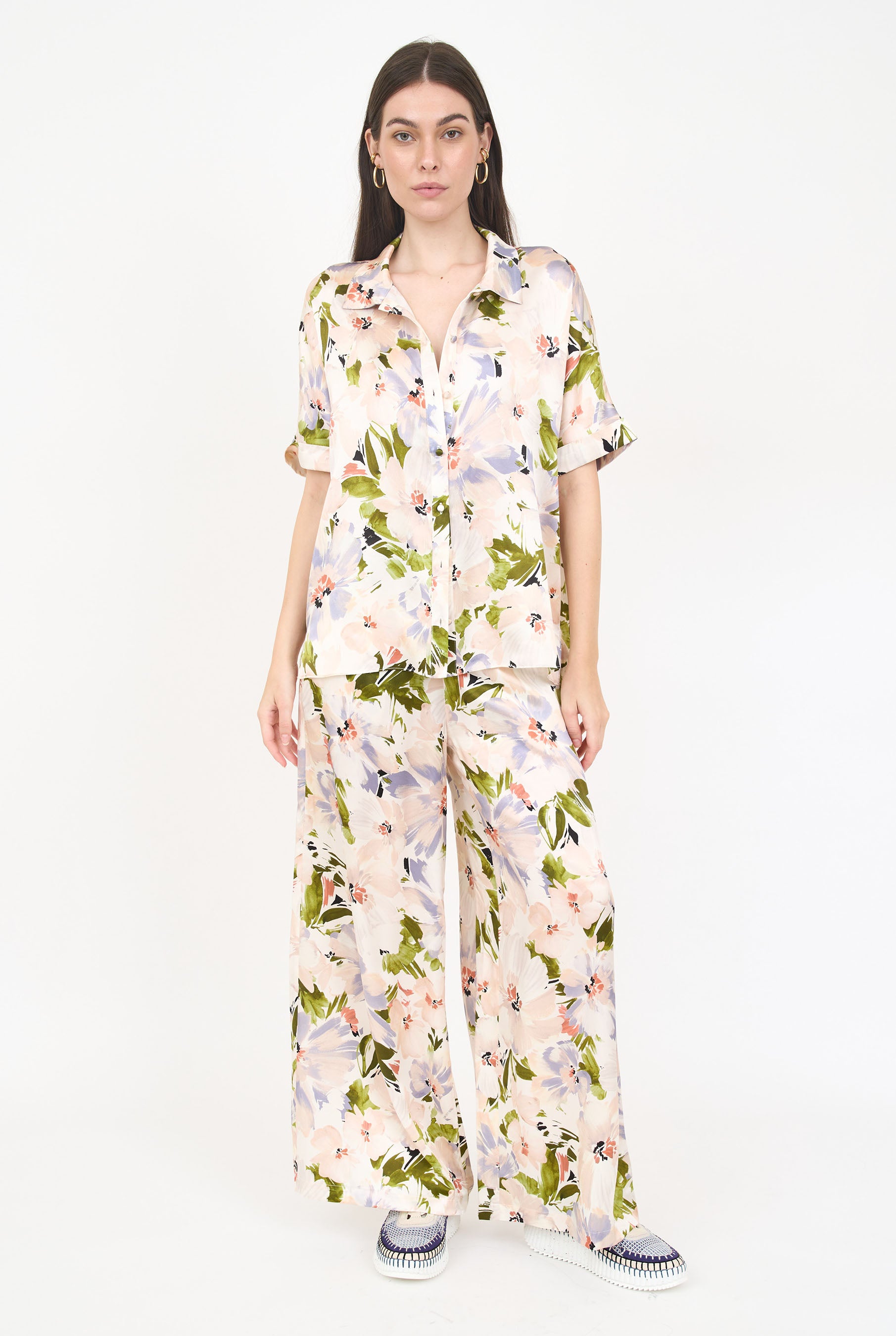 James Top - Lilac Floral