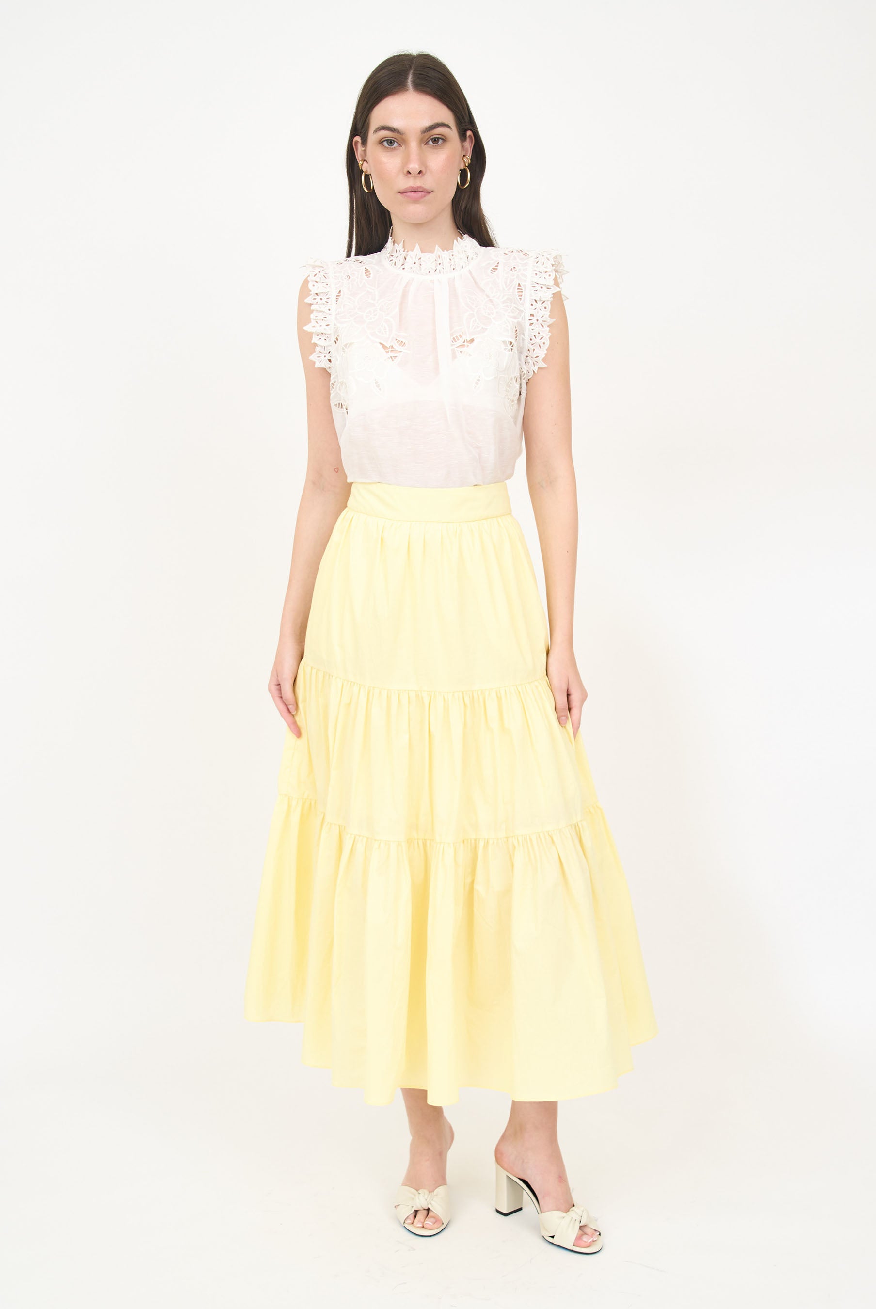Leah Skirt - Lemon