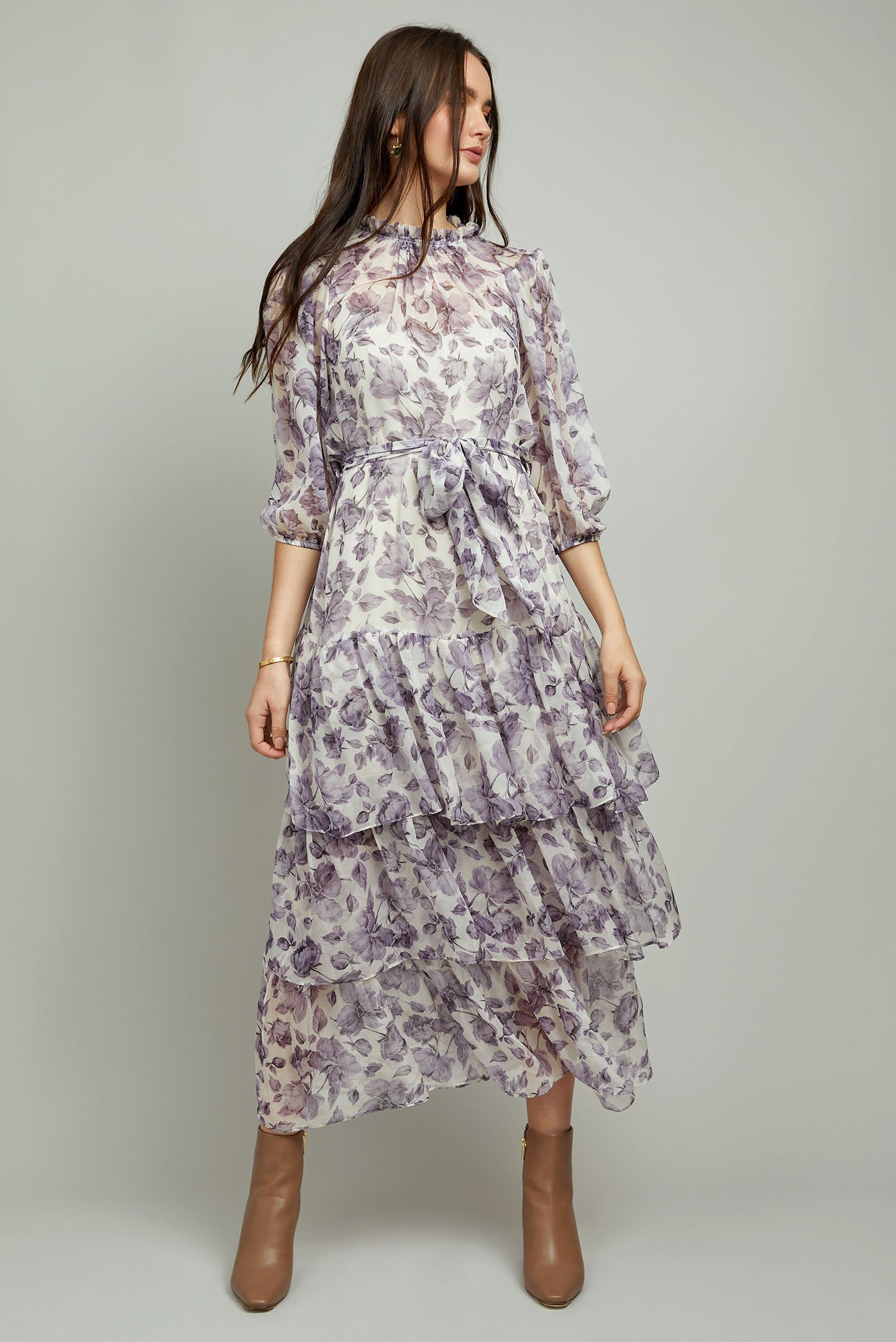 Sara Dress - Violette Nude