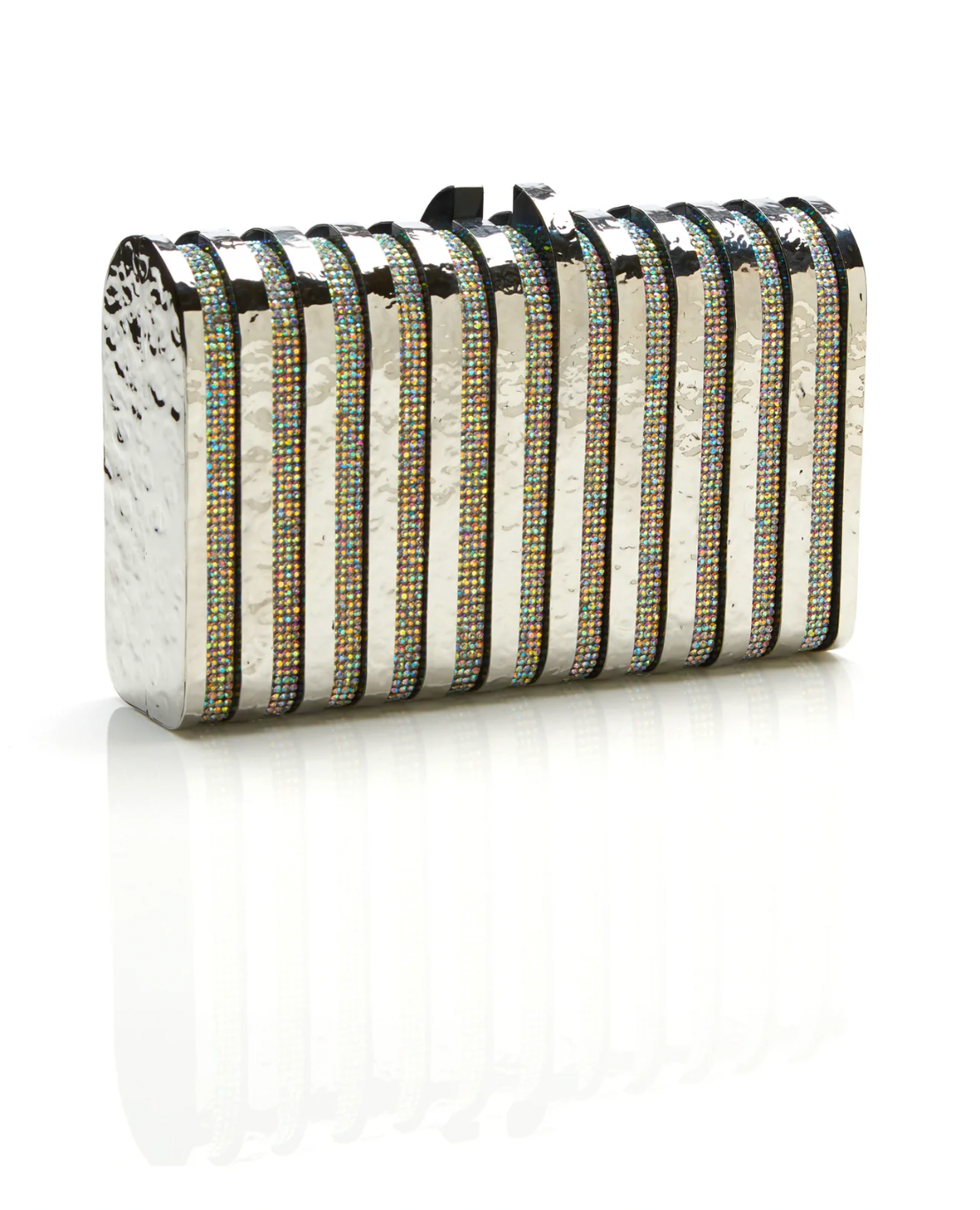 Rodeo Clutch - Hammered Stainless Steel