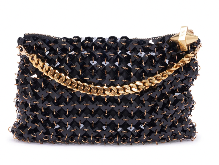 Resputin Clutch- Black Beads