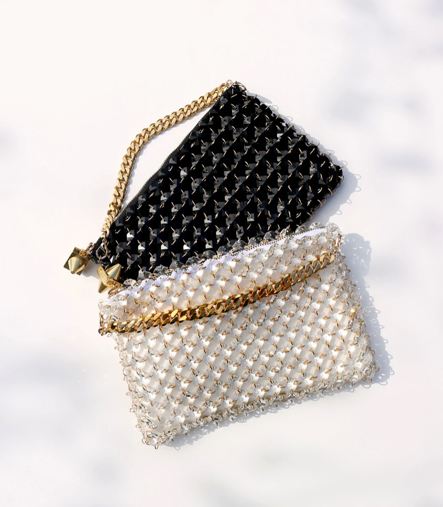 Resputin Clutch- Black Beads