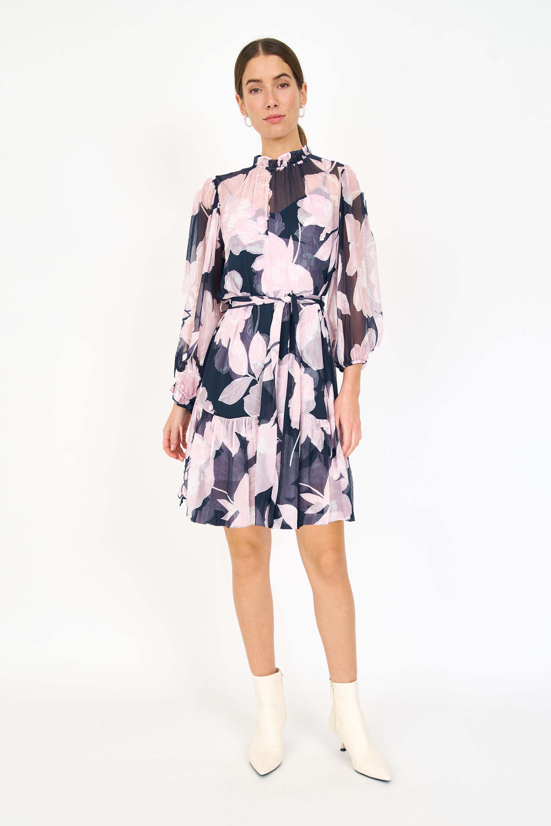 Jenny Dress - Midnight Blossom