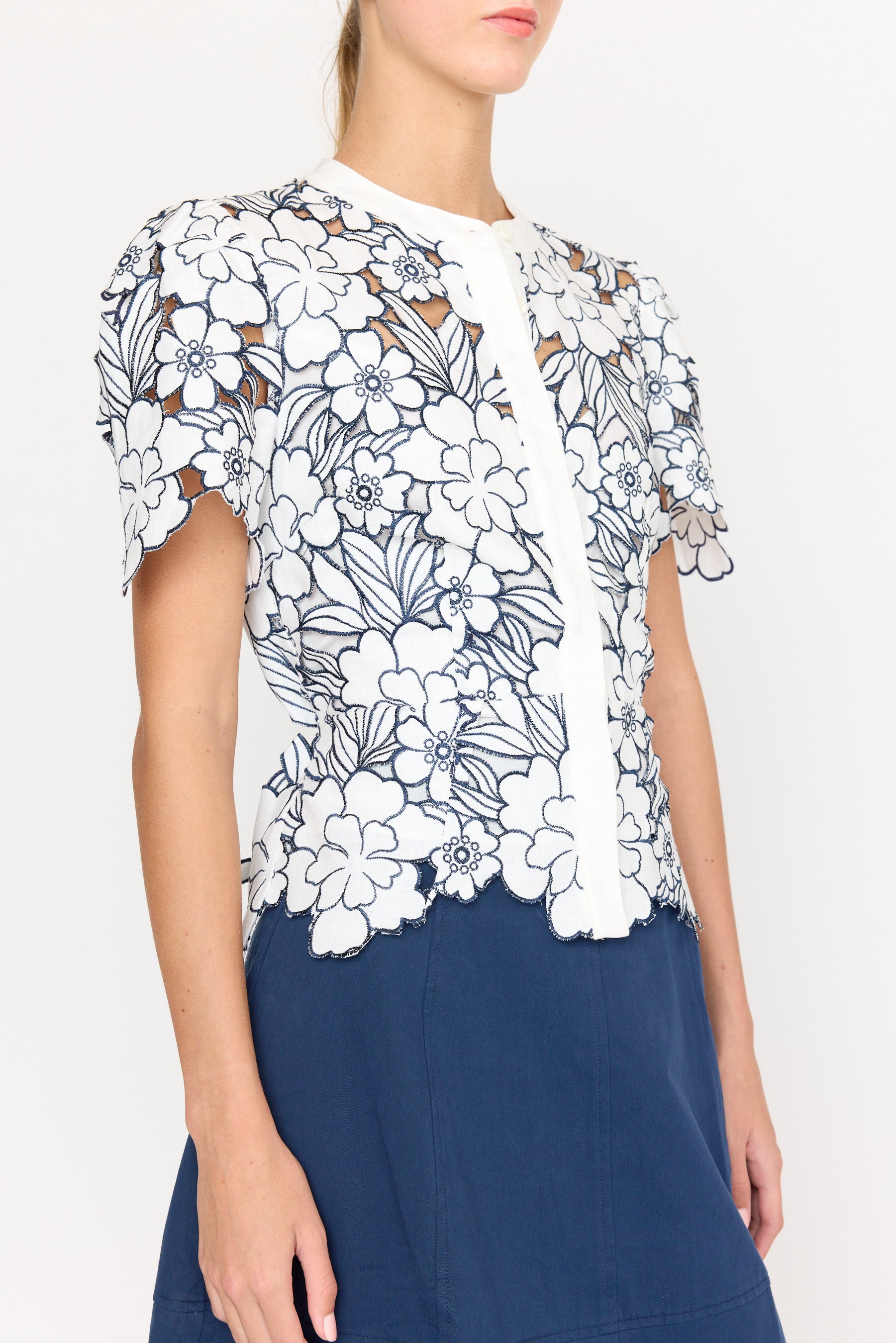 Bree Top - Ivory Magnolia