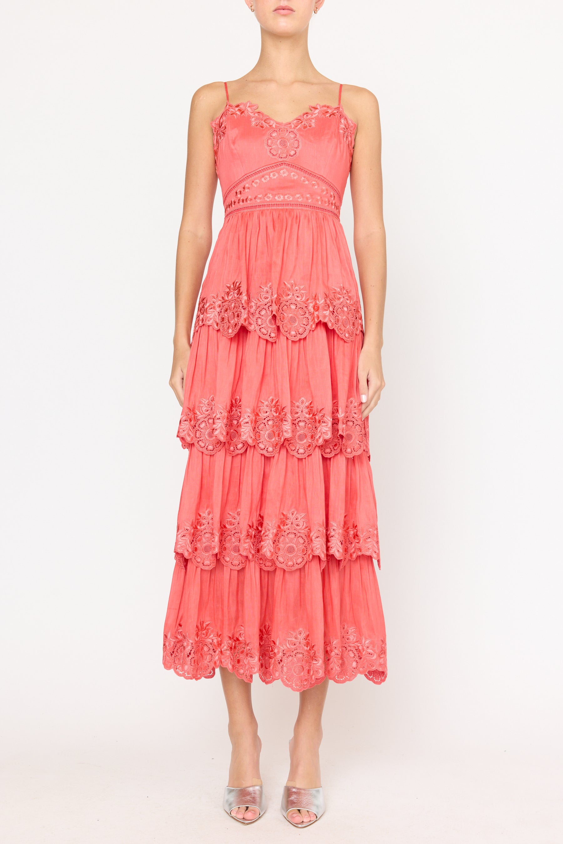 Maple Dress - Coral