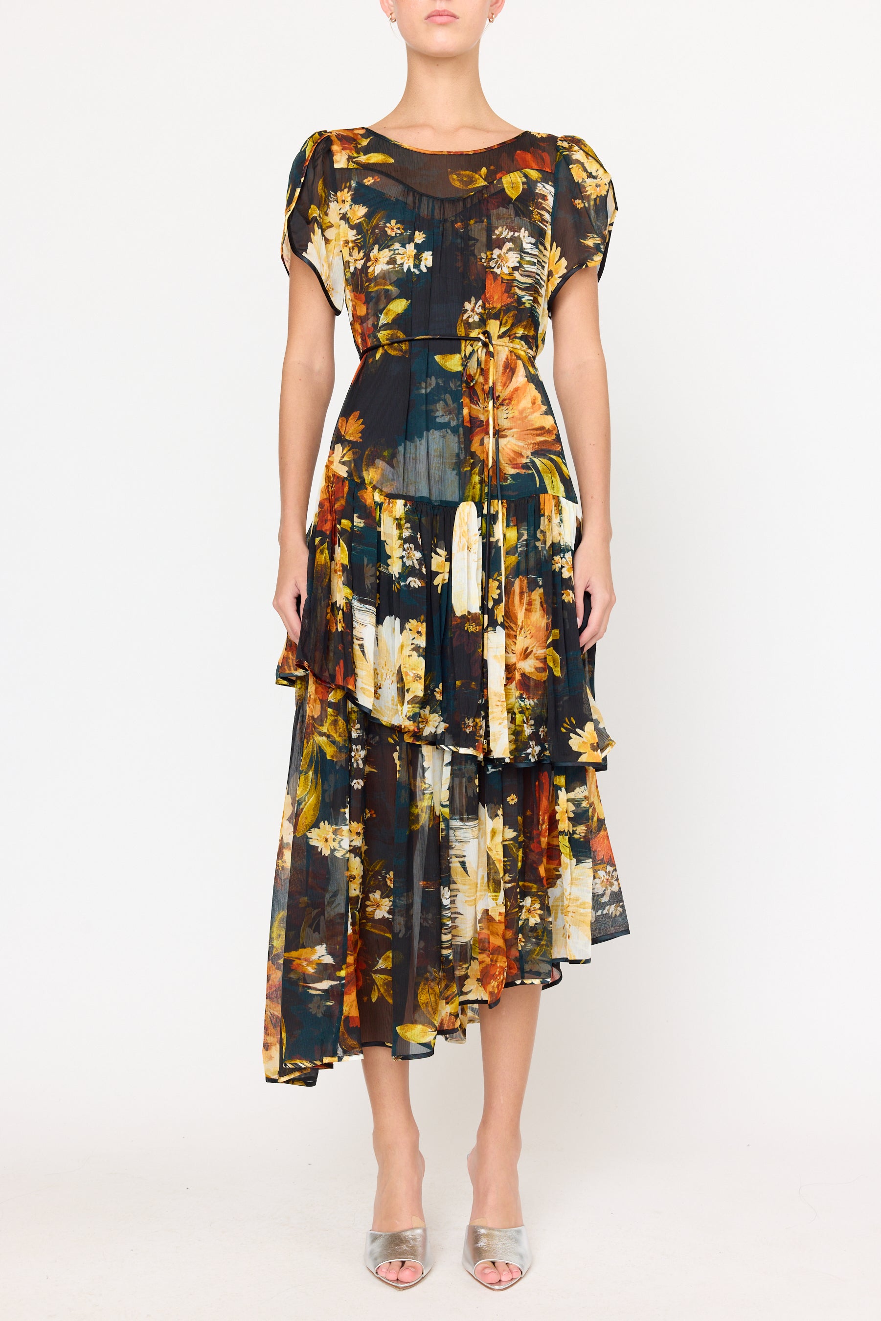 Mallories Dress - Amber Glow
