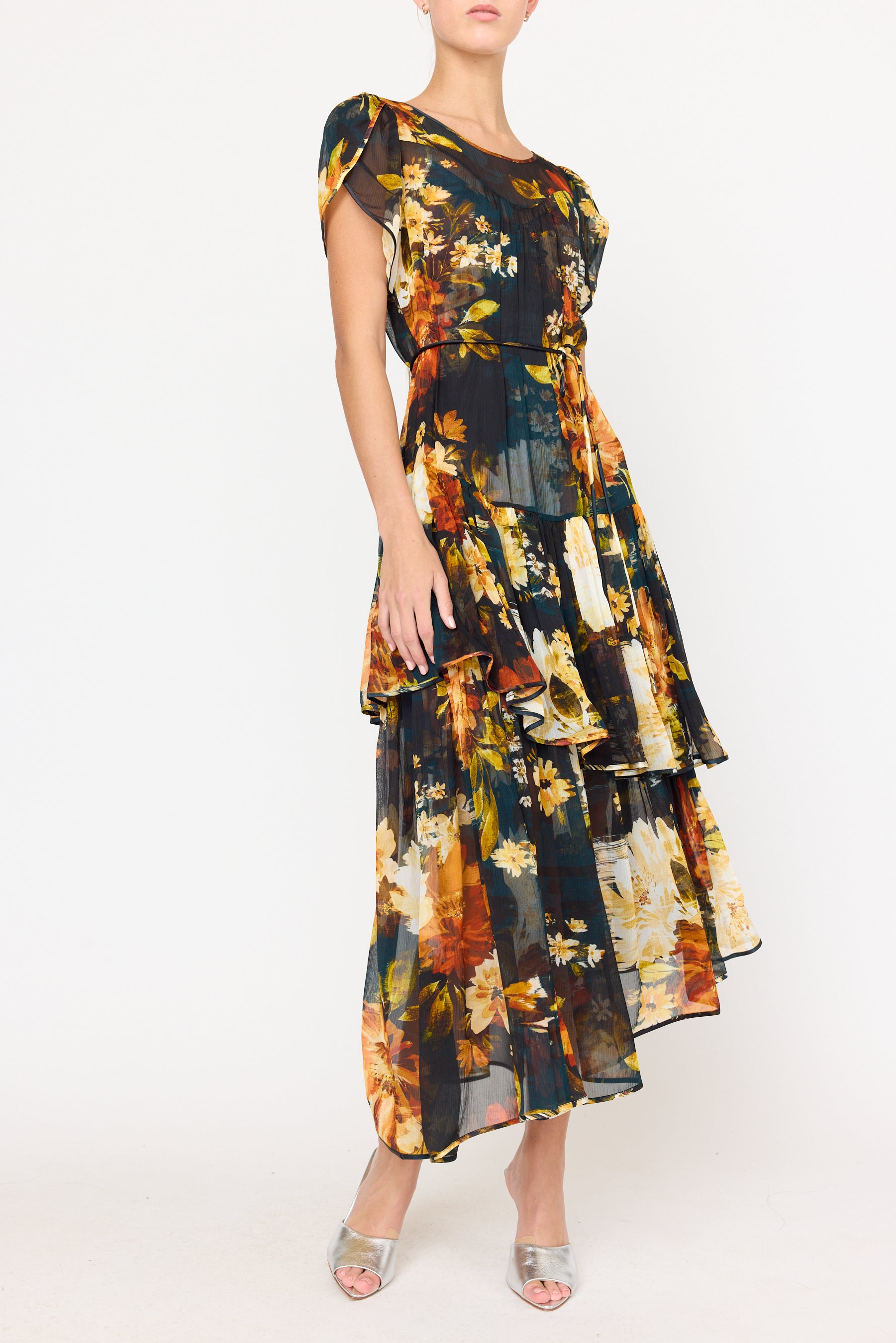 Mallories Dress - Amber Glow