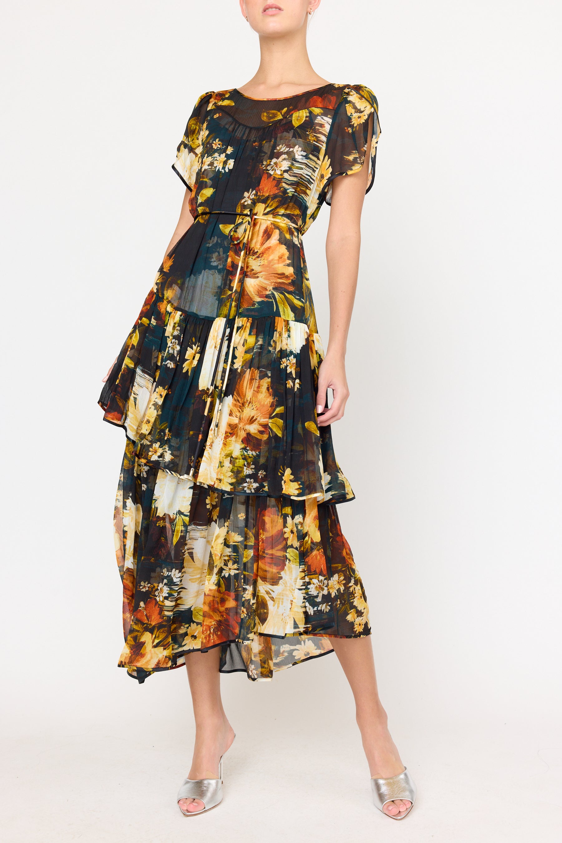 Mallories Dress - Amber Glow