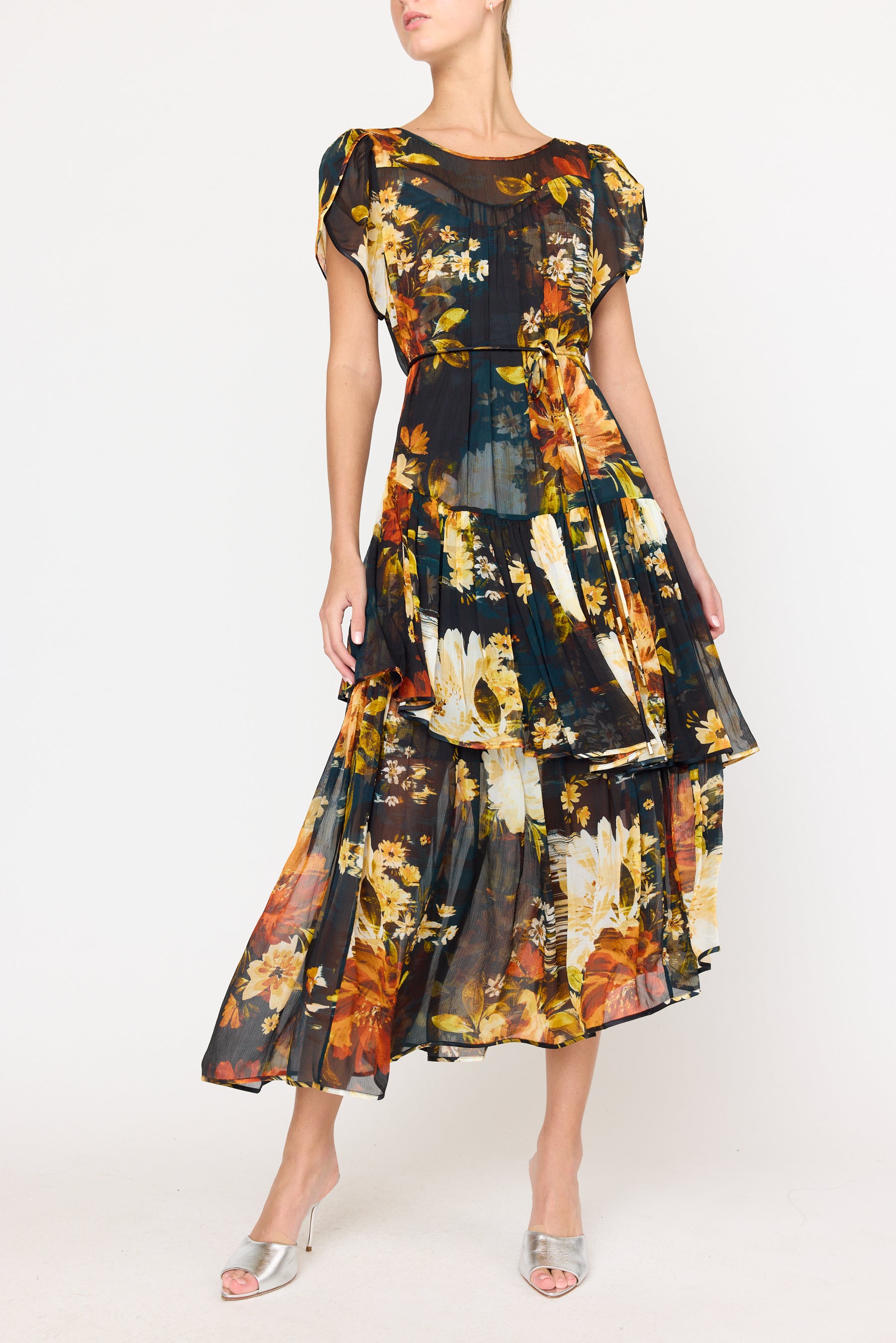Mallories Dress - Amber Glow