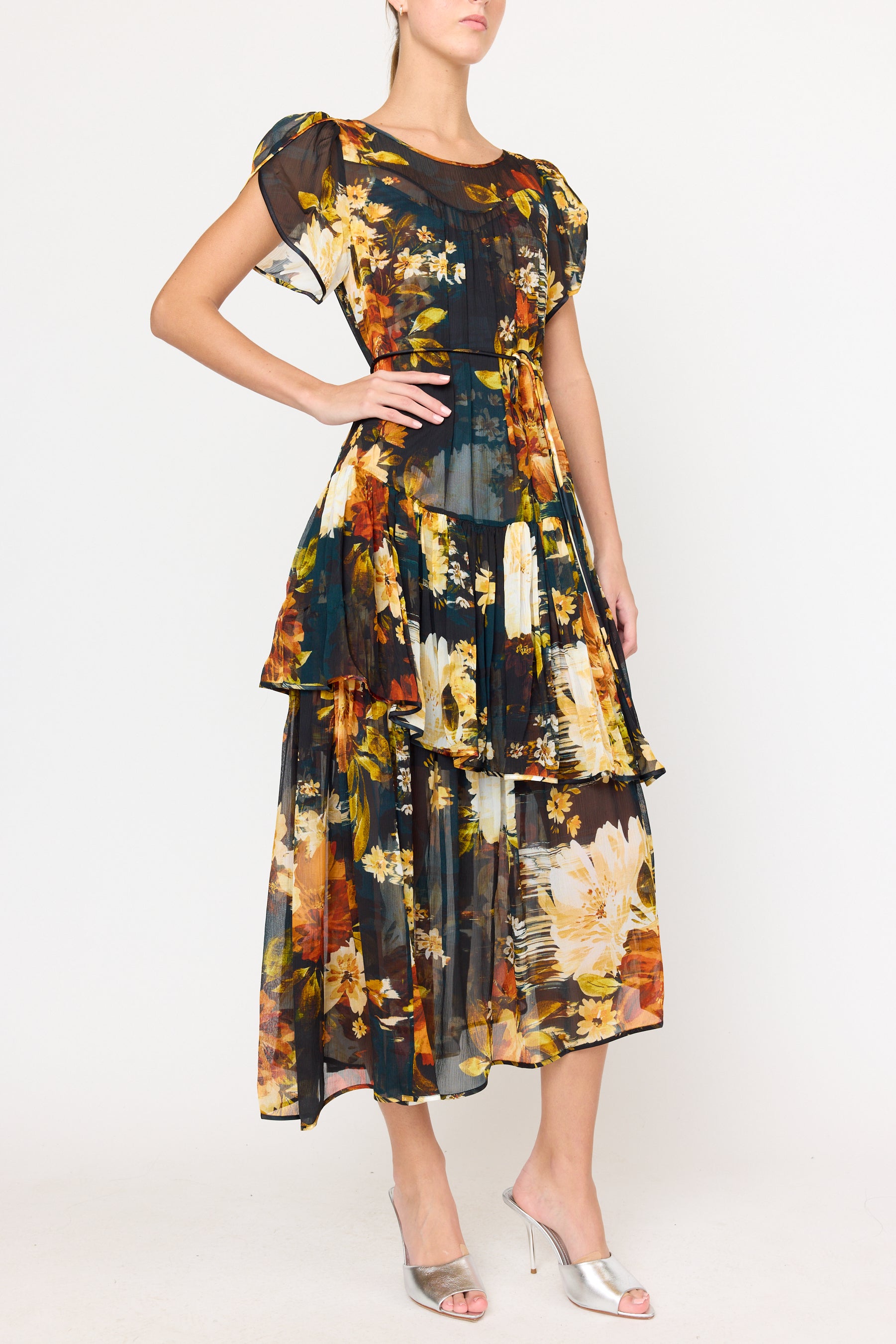 Mallories Dress - Amber Glow