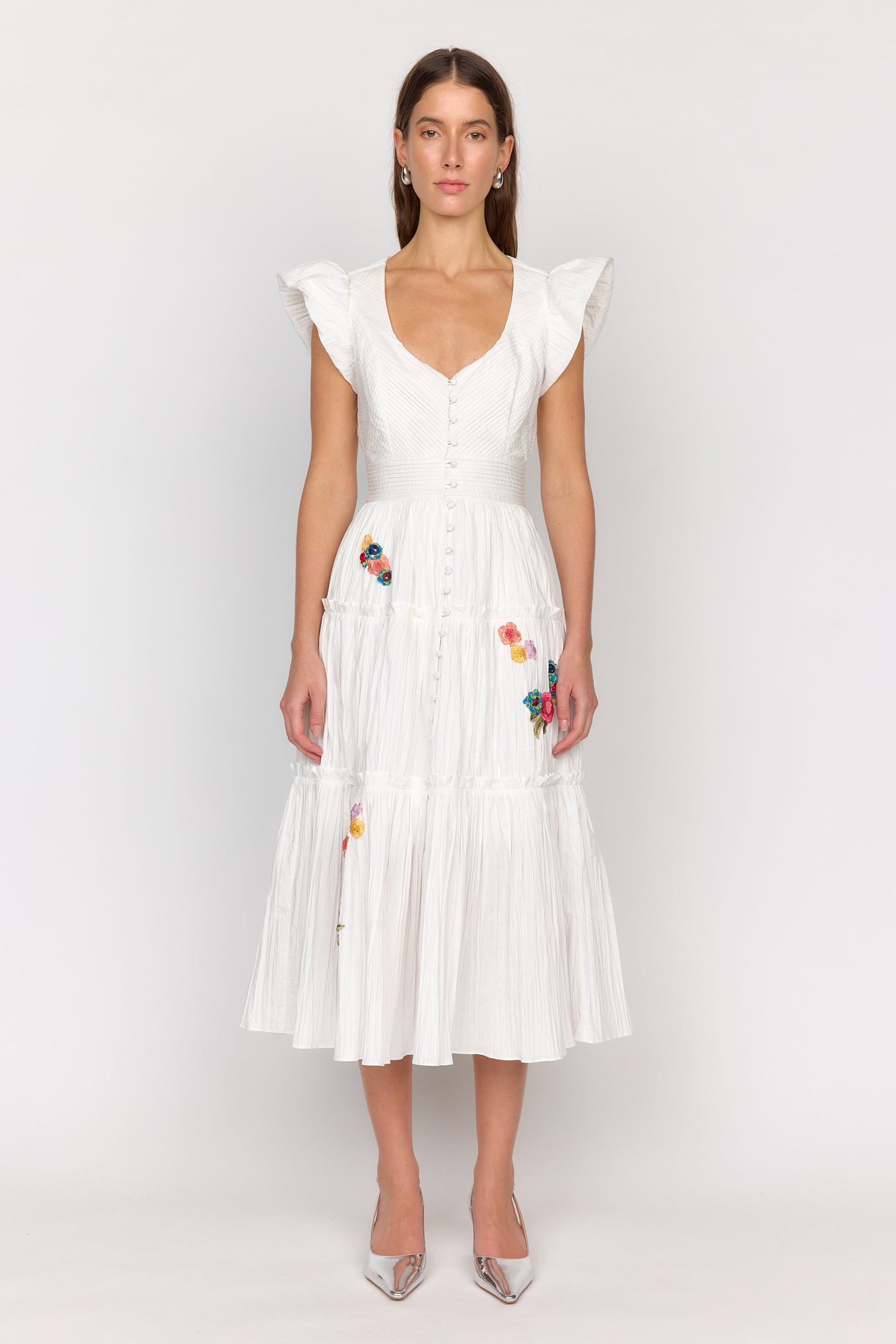 Asher Dress - White