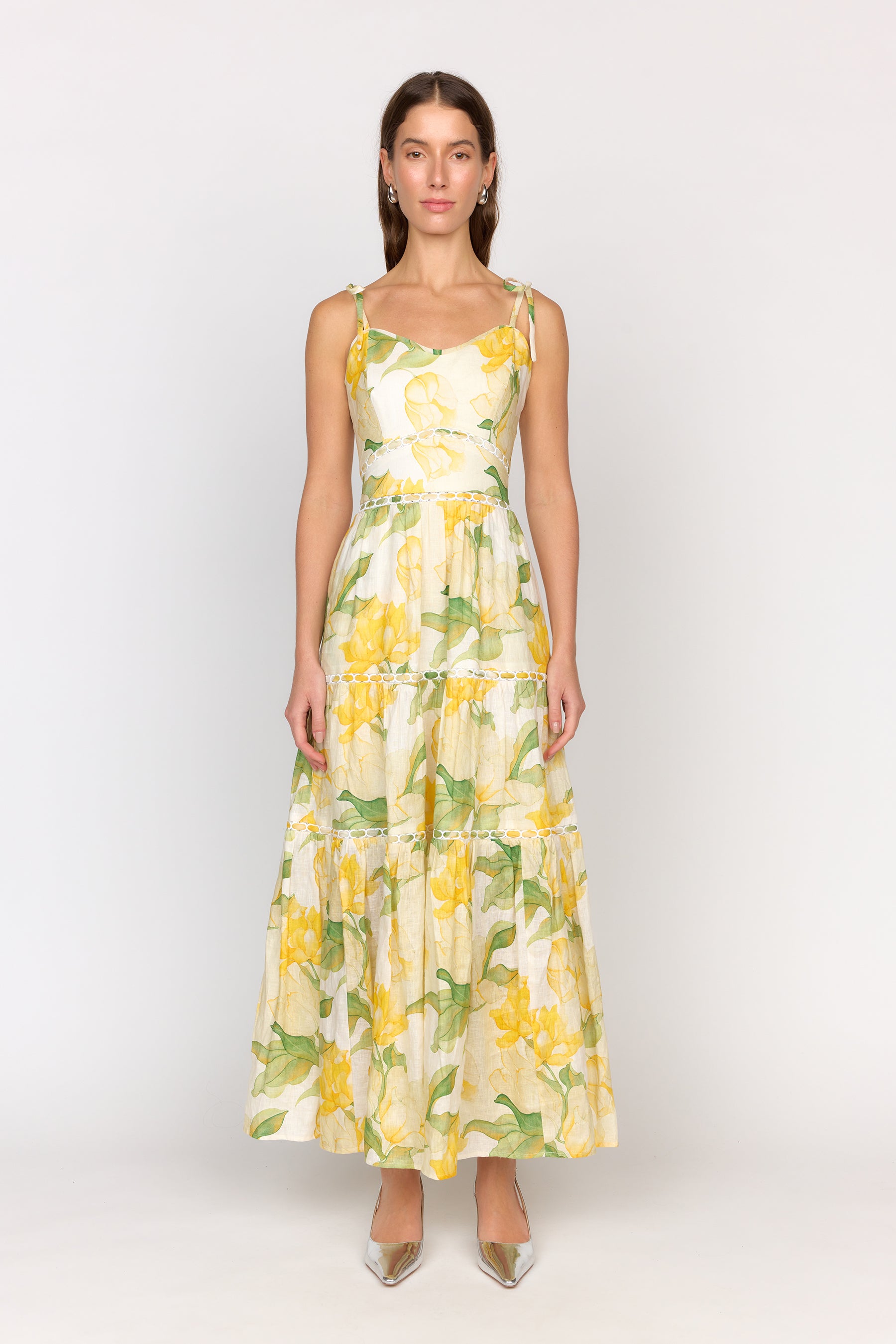 Saphina Dress - Waterlily Yellow