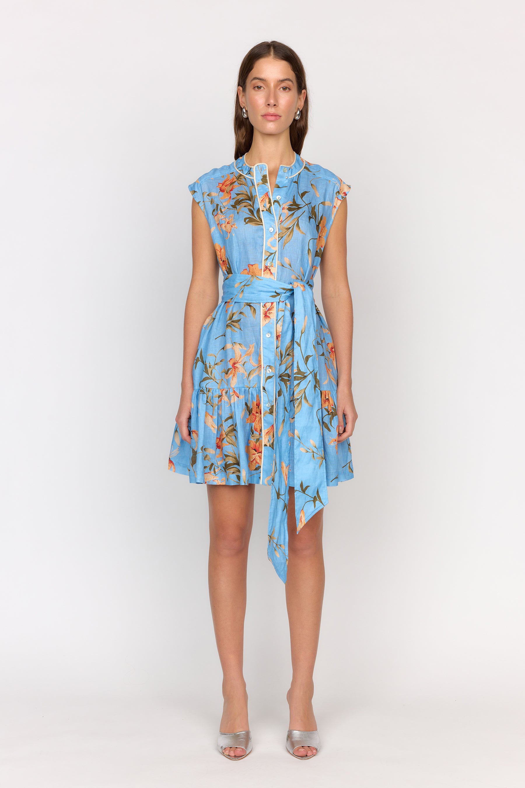 Lucie Dress - Tiger Lily