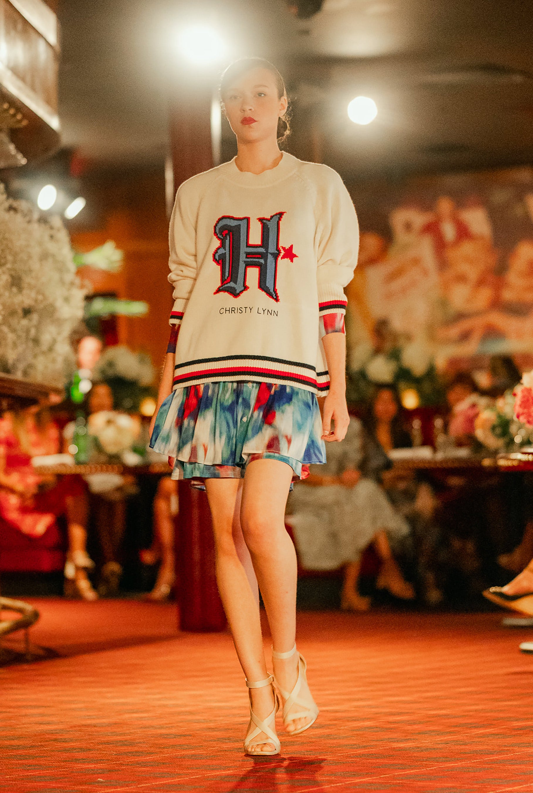 Texans H Logo Sweater - Color Rush H / Ivory