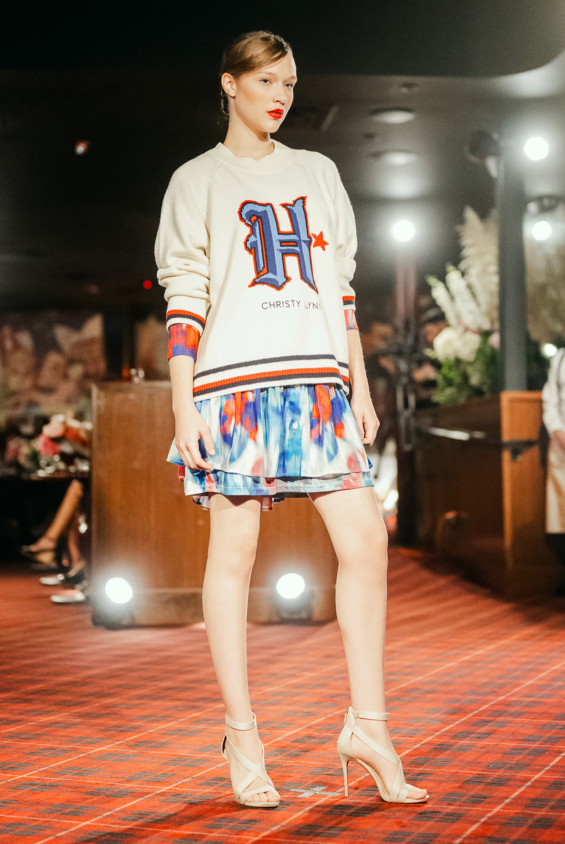 Texans H Logo Sweater - Color Rush H / Ivory