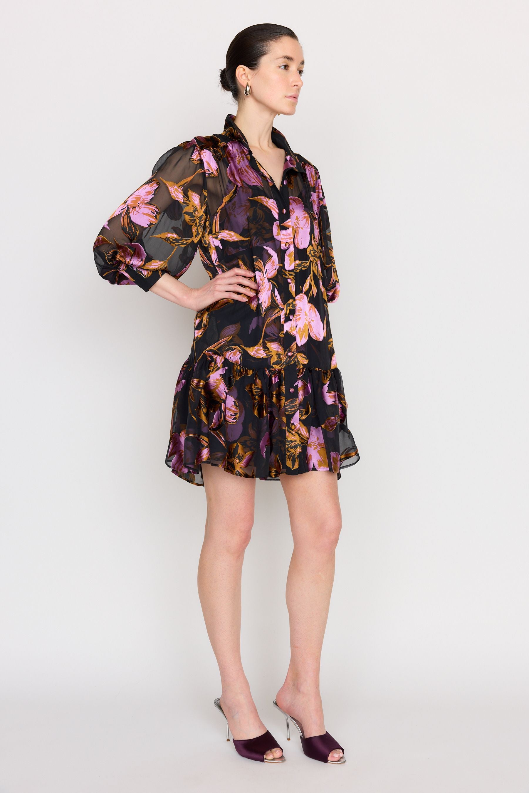 Emi Dress - Evening Lily