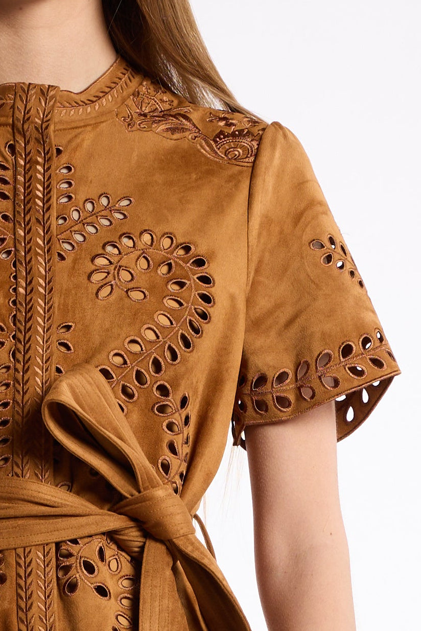 Sol Dress - Saddle Embroidery