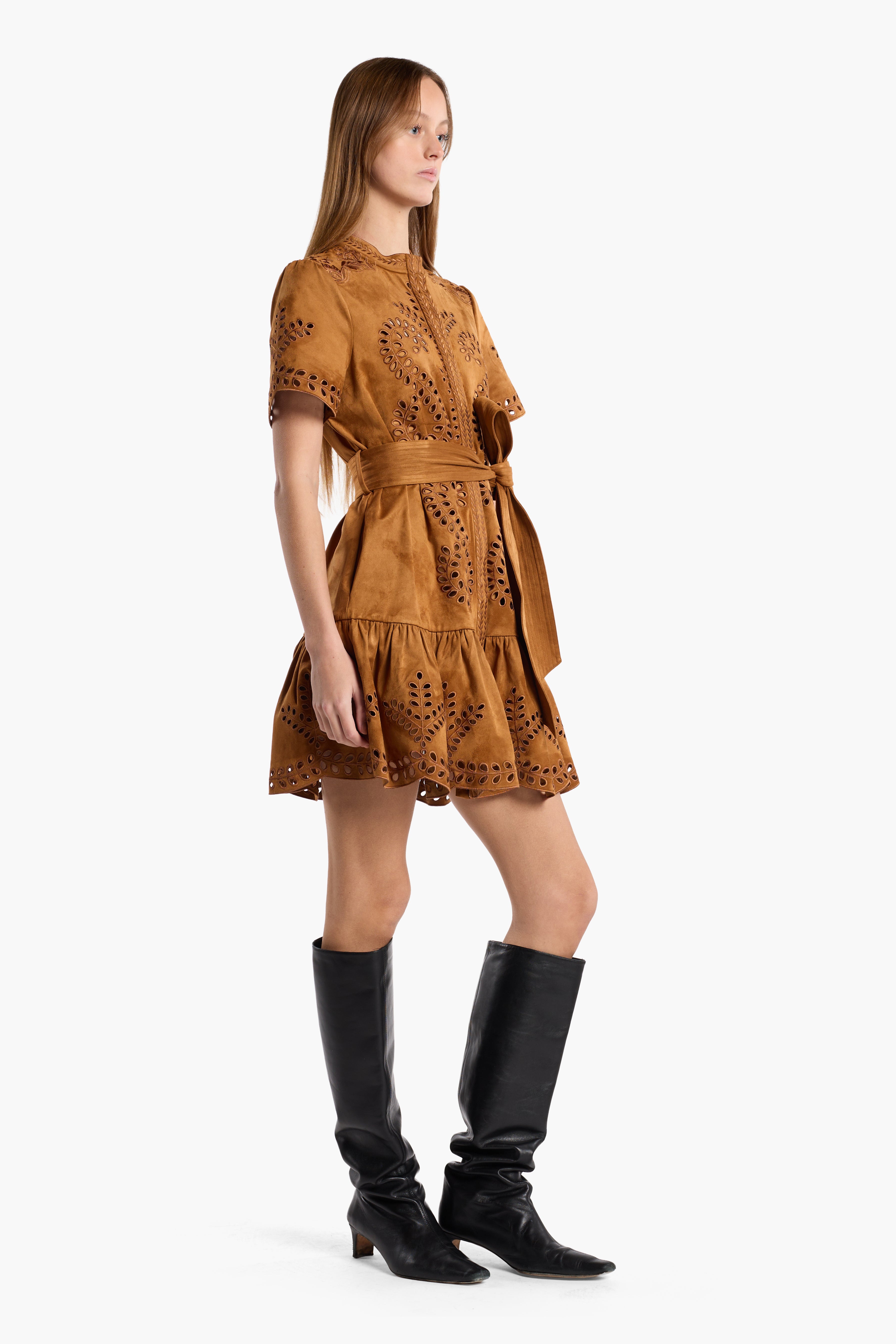 Sol Dress - Saddle Embroidery