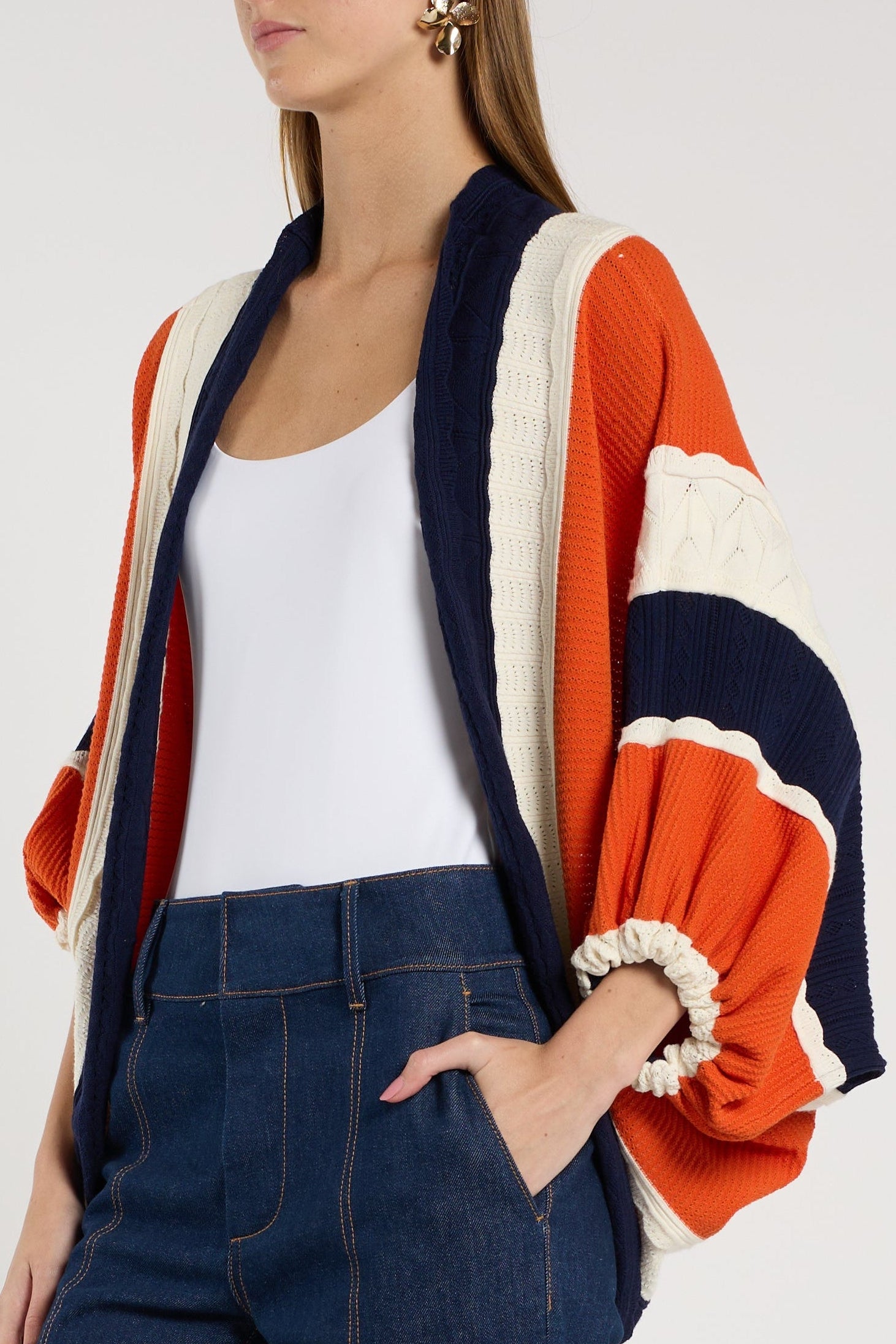 Lenox Shawl - Orange Multi