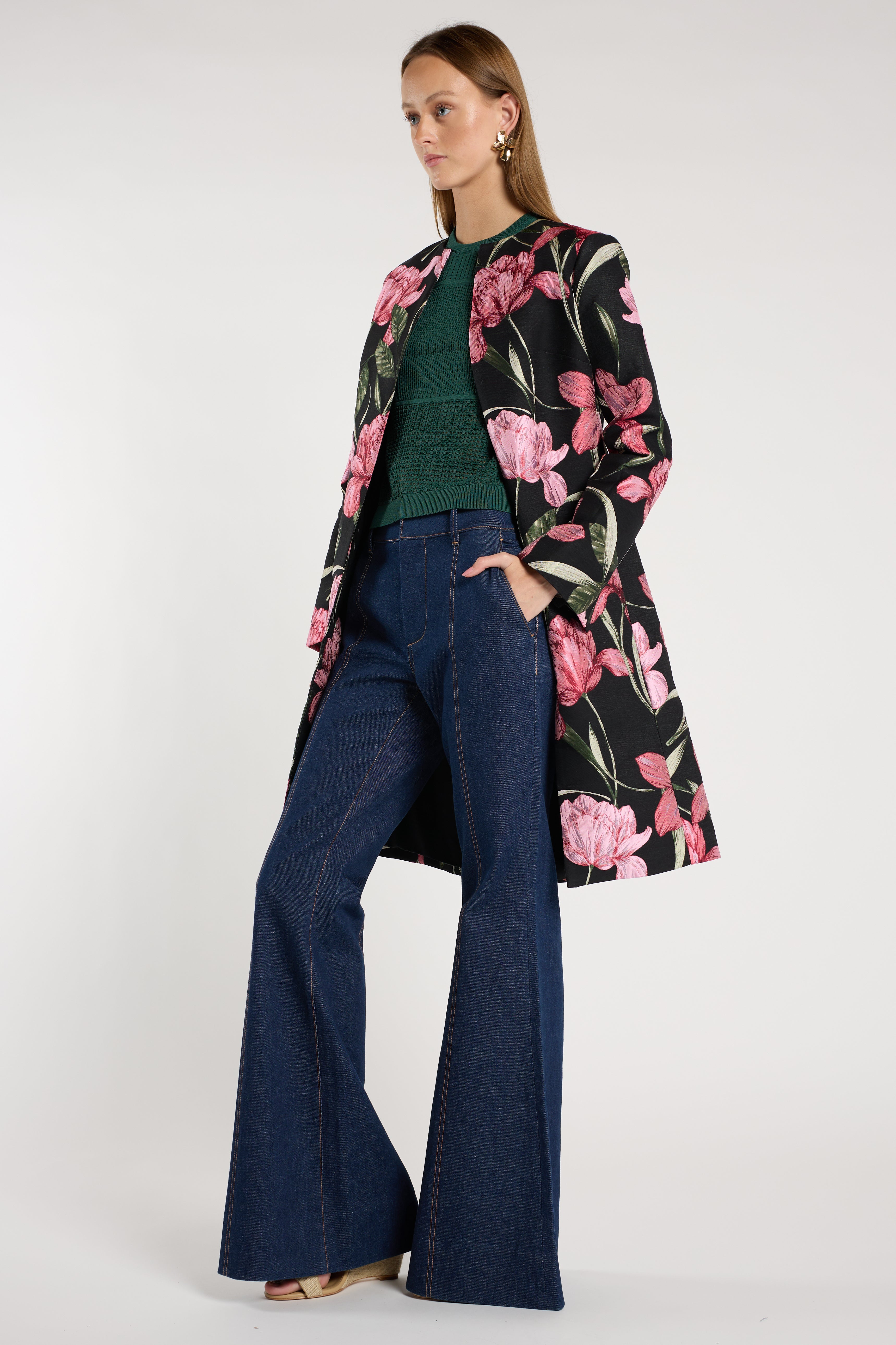 Porter Coat - Onyx Florette