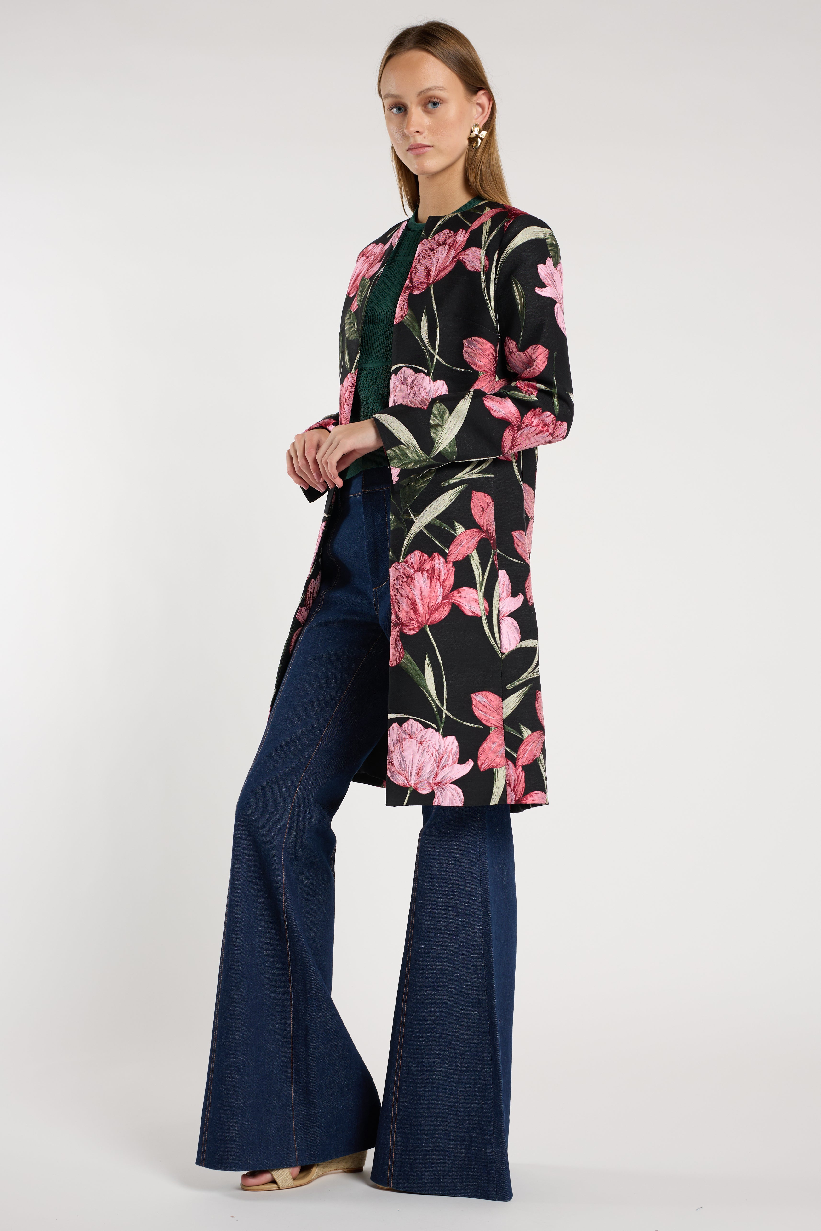 Porter Coat - Onyx Florette