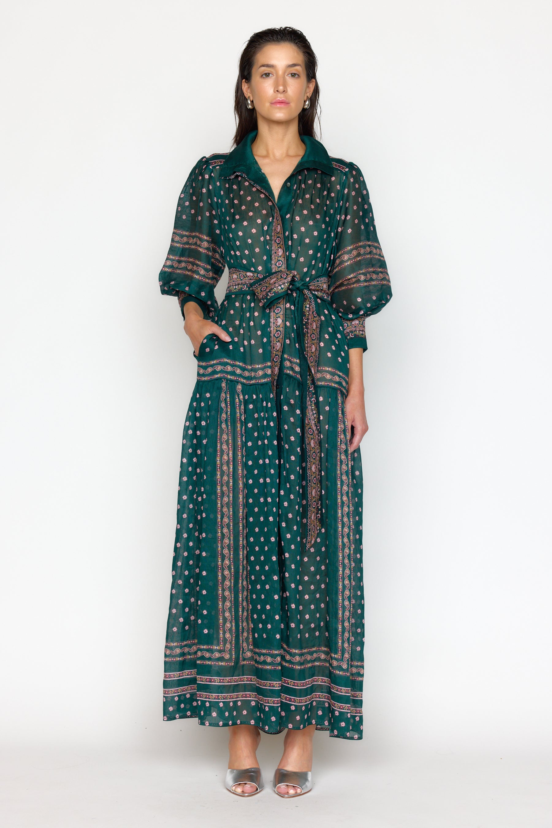 Gail Dress - Jade Tile