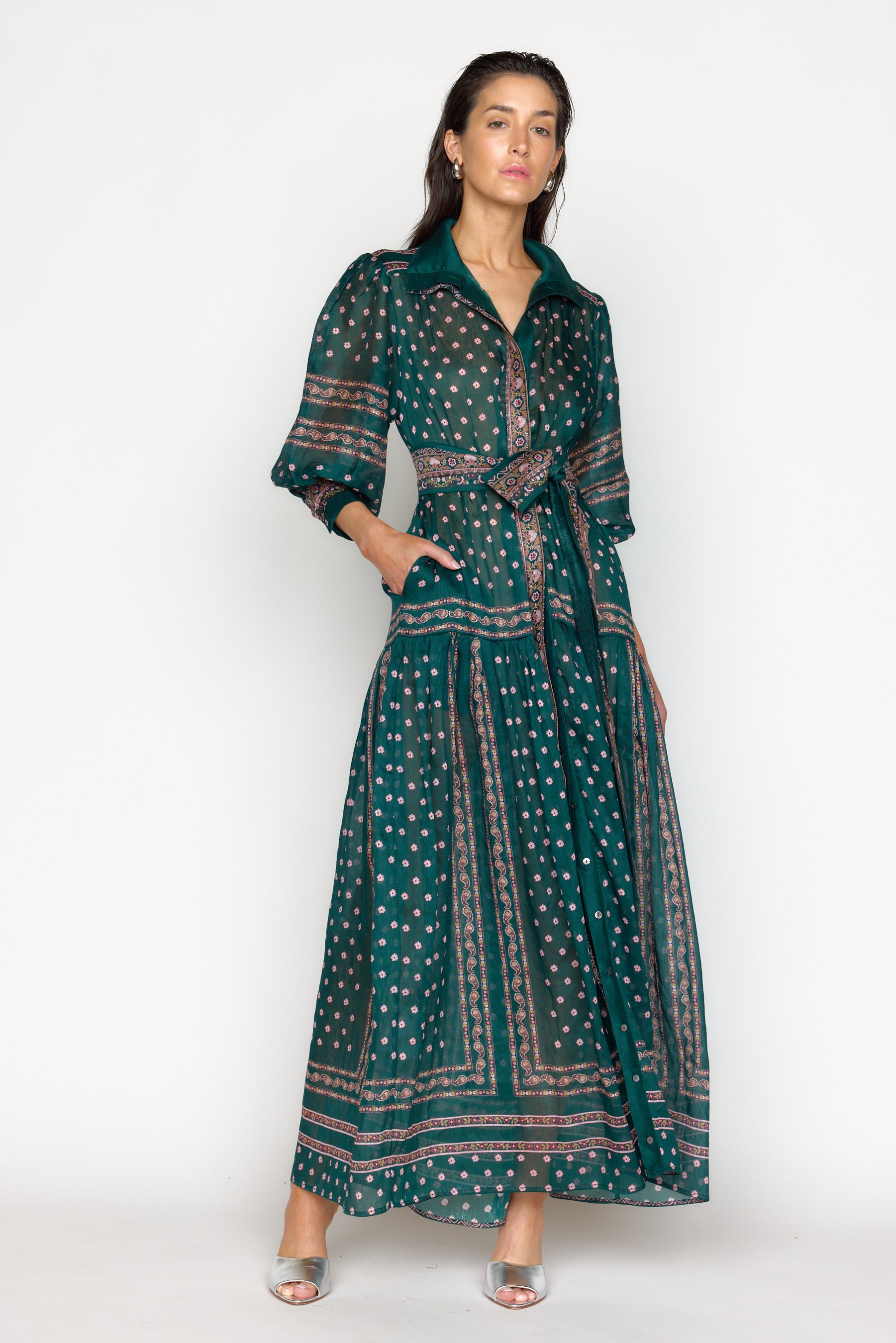 Gail Dress - Jade Tile