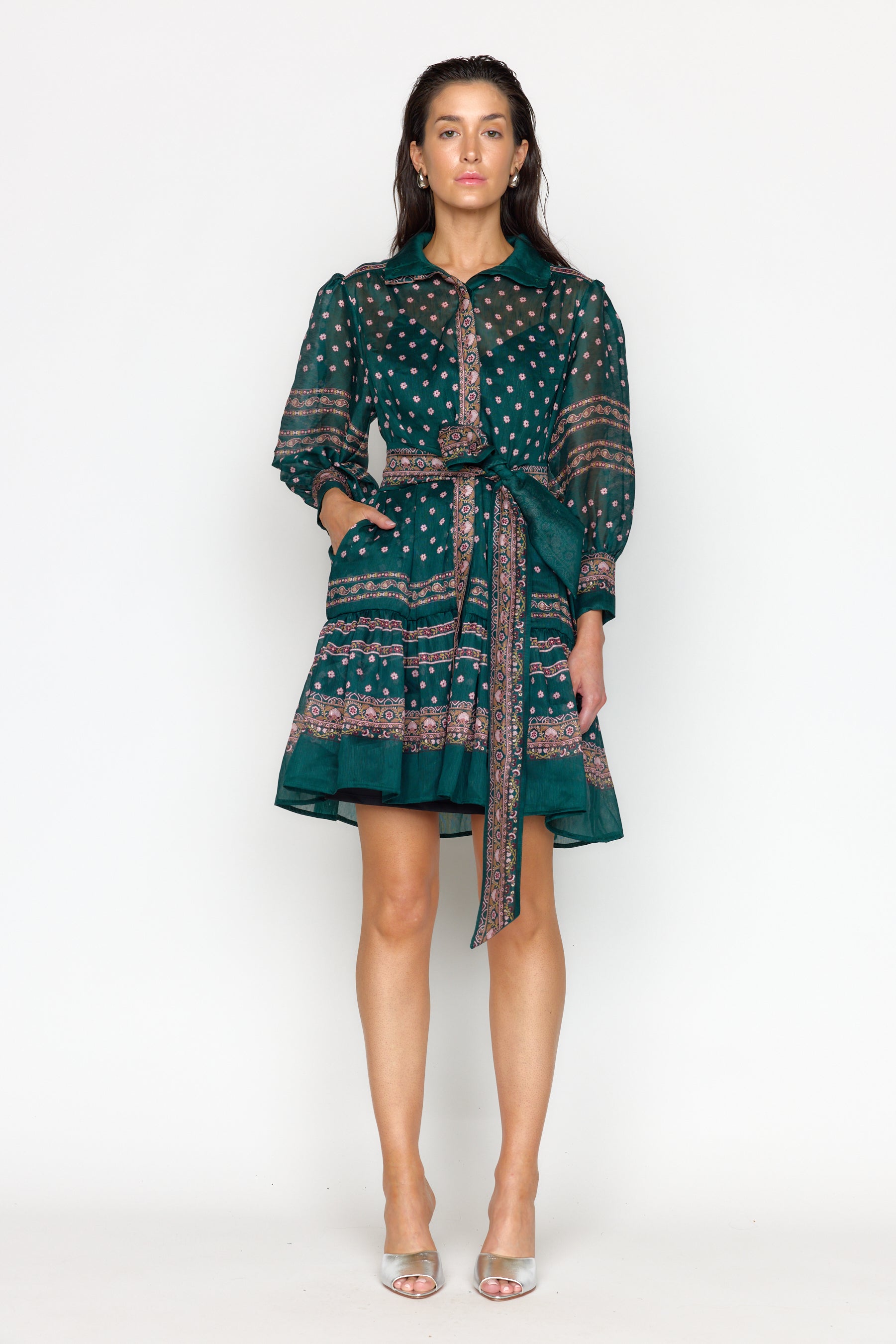 Emi Dress - Jade Tile