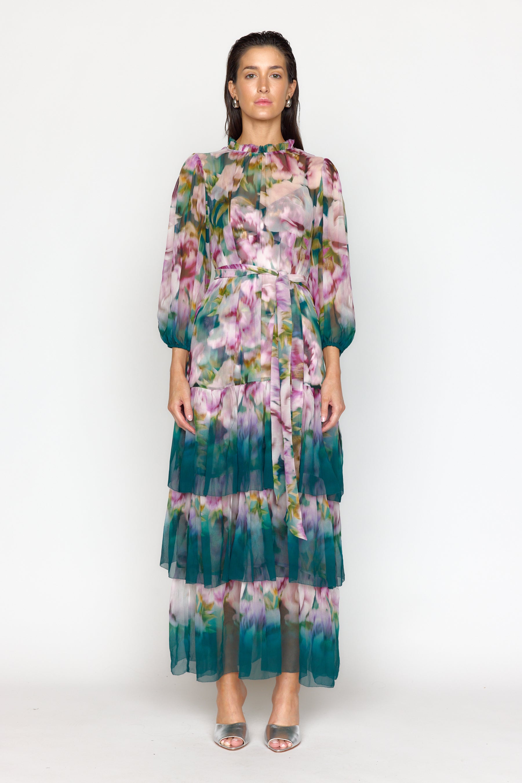 Sara Dress - Blossom Ombre