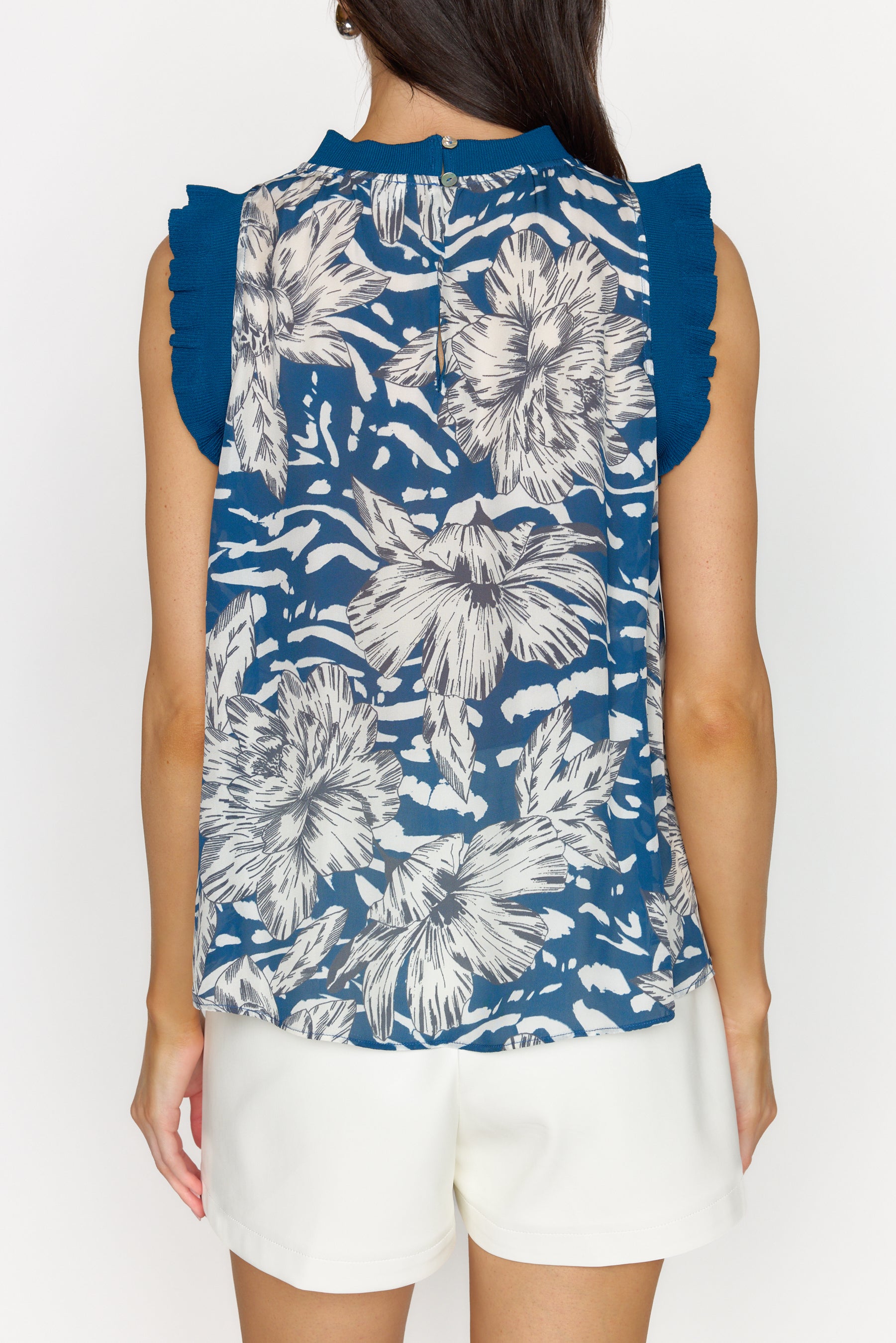 Bonnie Top - Navy Lotus