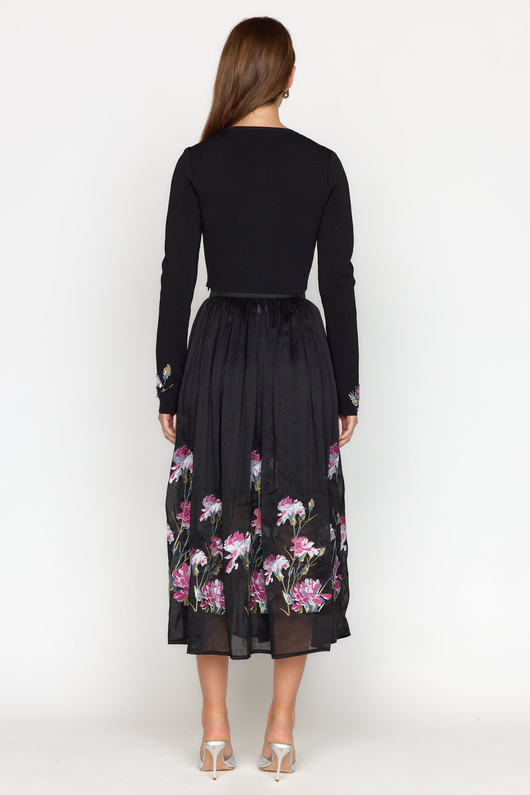 Harper Skirt - Red Orchid