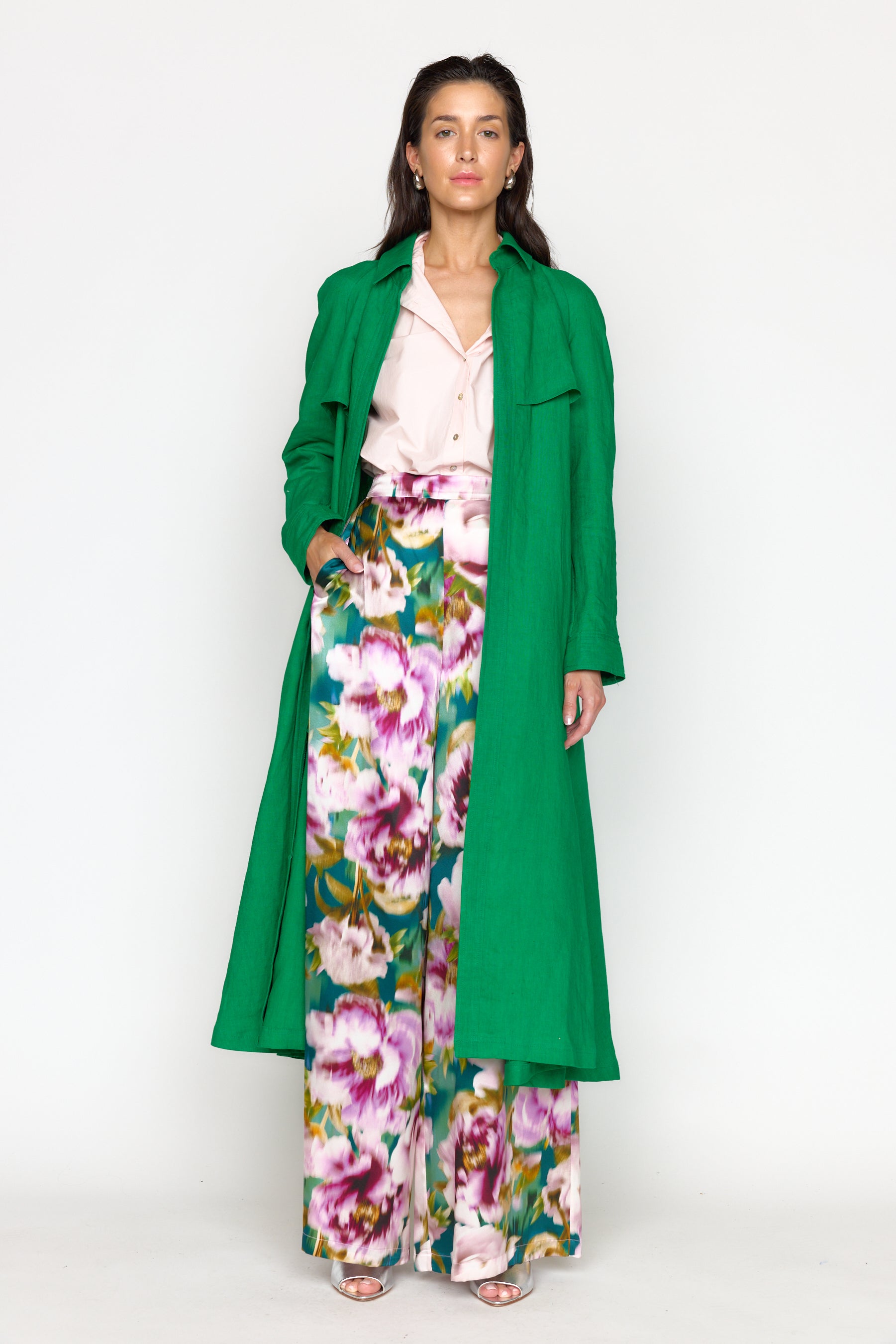 Charlie Trench Coat - Emerald