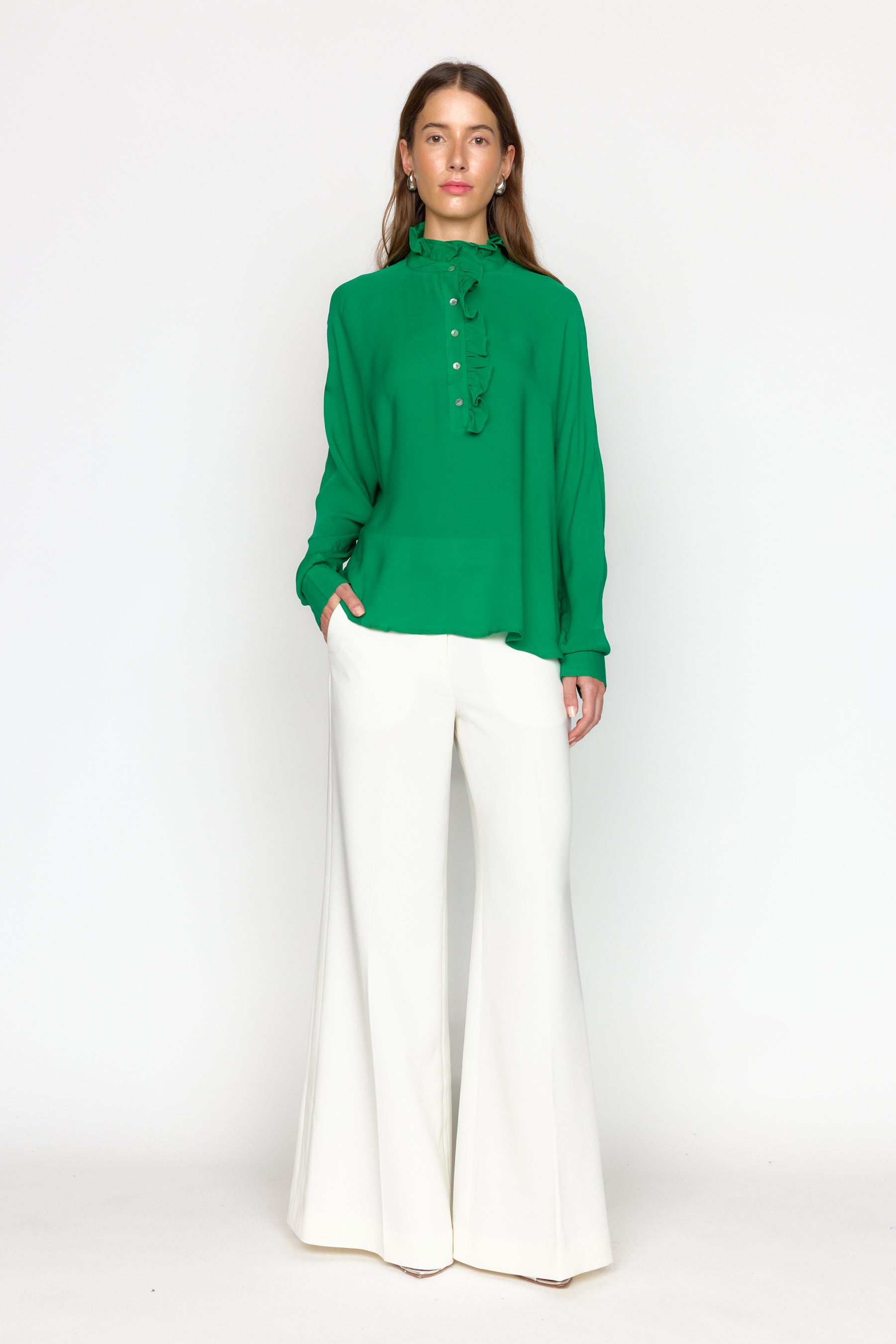 Rachel Blouse - Emerald